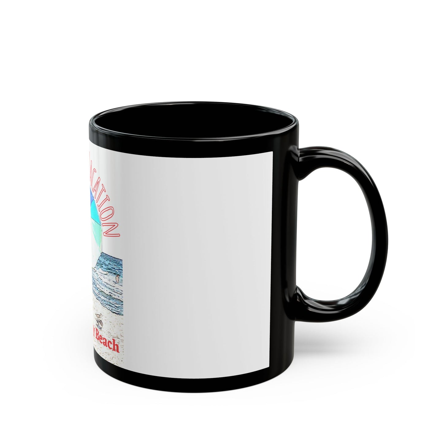 Florida Vacation Panama - 11 oz or 15 oz Ceramic Black Mugs