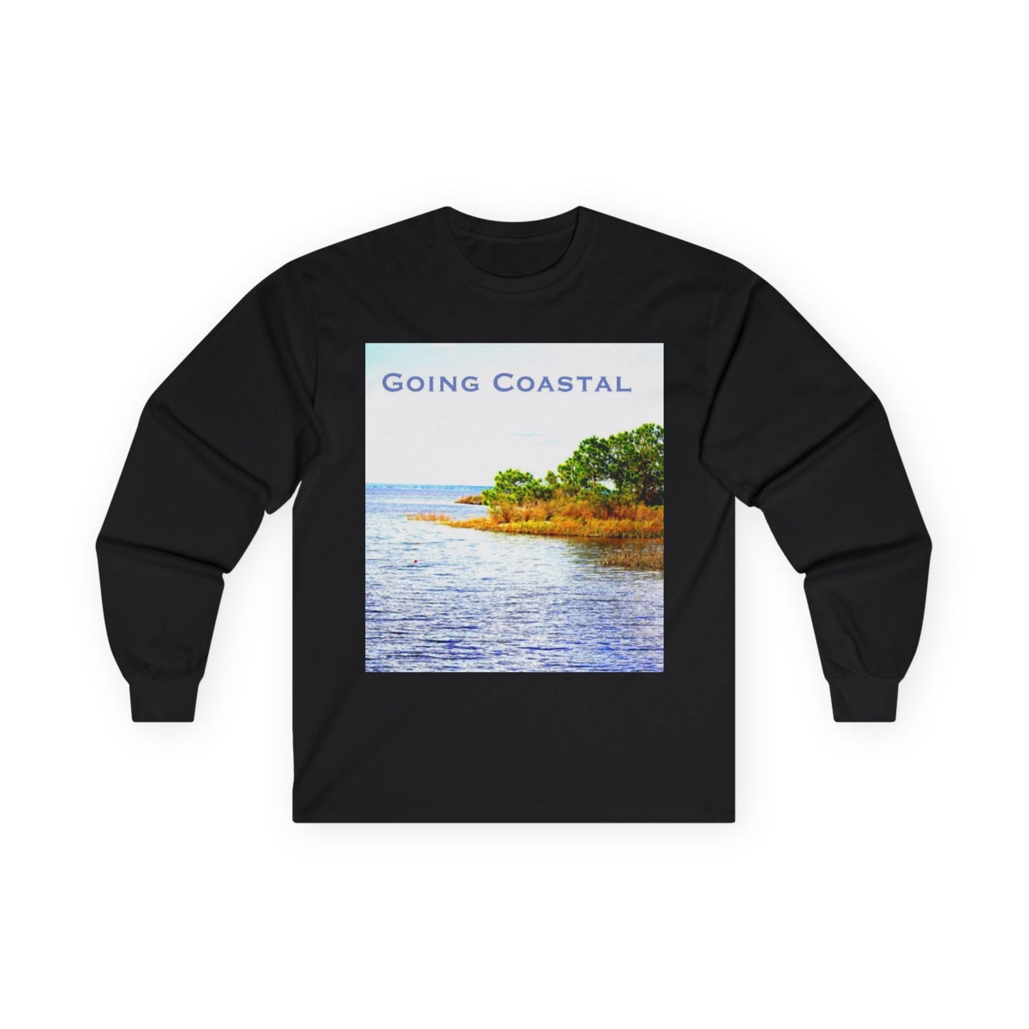 "Going Coastal" Long Sleeve Casual Unisex Tee Shirt