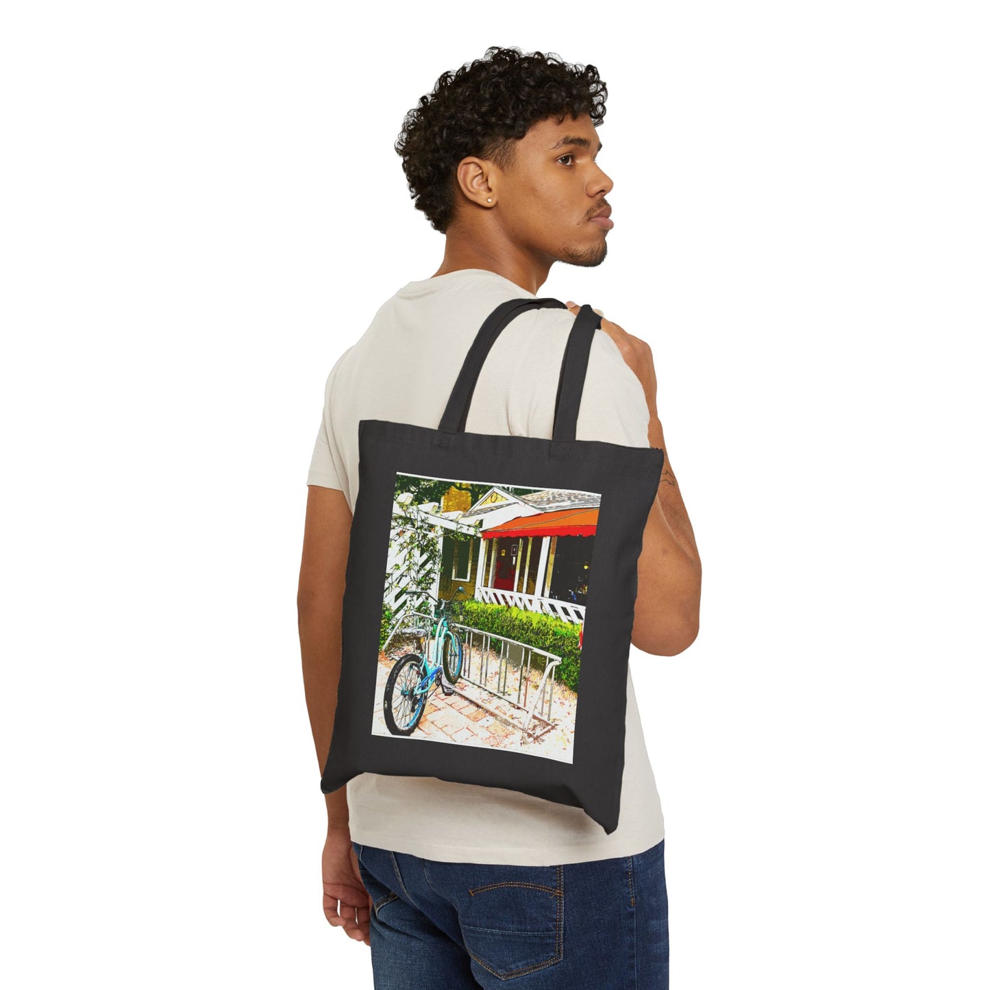 "Weekend Holiday" Stylish Cotton Canvas Tote Bag