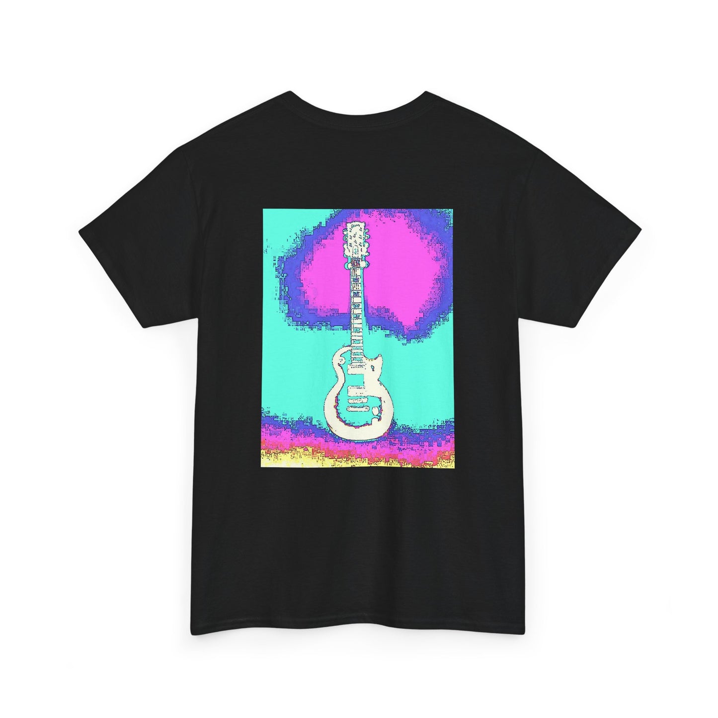 Psychedelic Guitar- Amazing Unisex Heavy Cotton Short Sleeve Tee Shirts!
