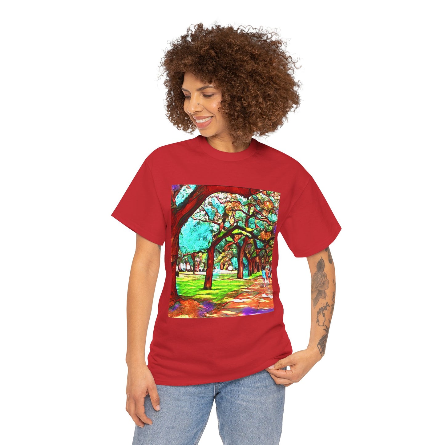 Savannah Walk -Amazing Unisex Heavy Cotton Short Sleeve Tee Shirts!