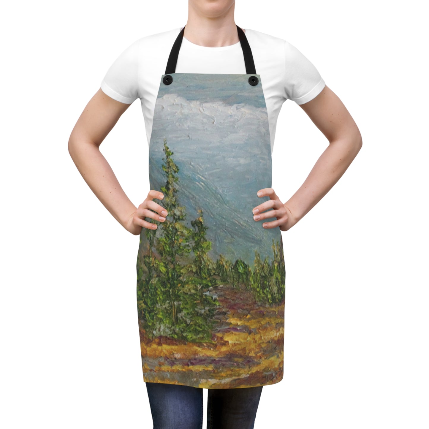 "Rocky Mountain's Shadows" Apron