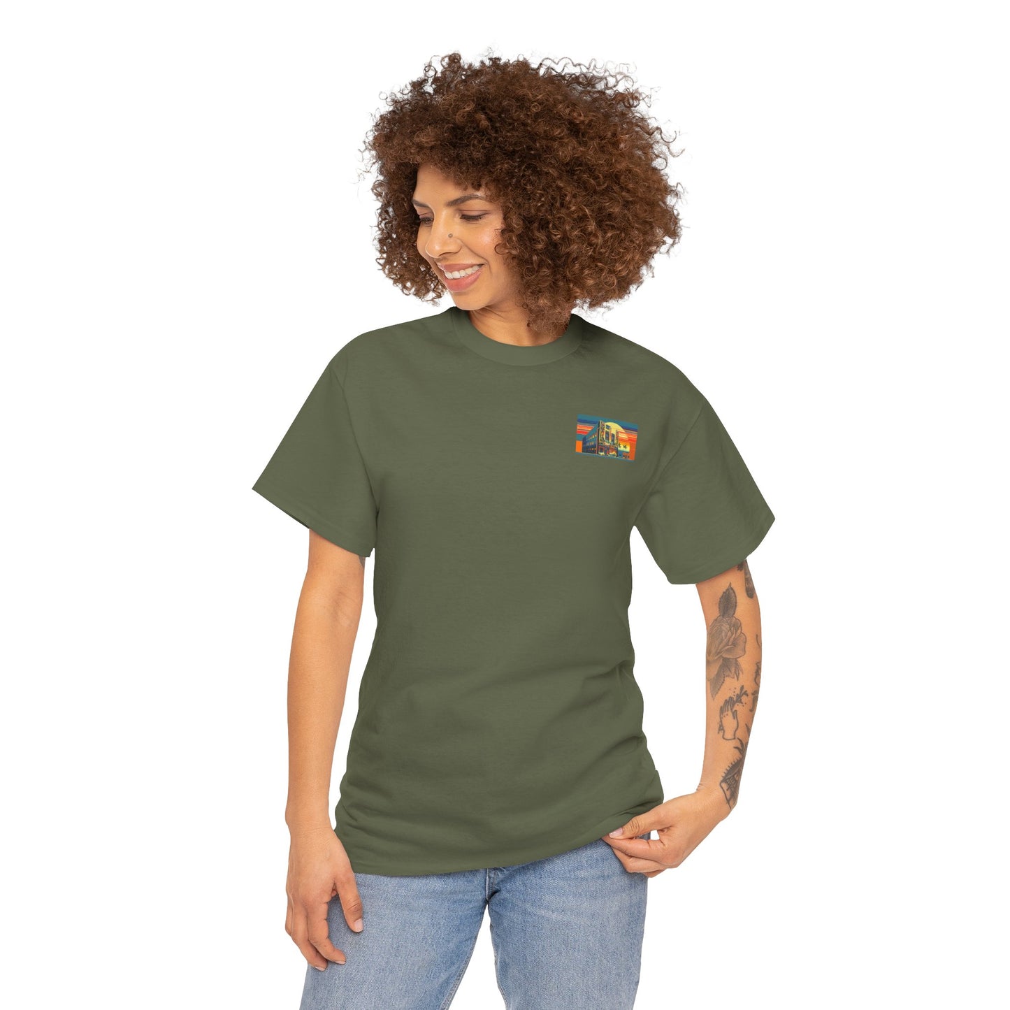 Art Deco Theatre - Amazing Unisex Heavy Cotton Short Sleeve Tee Shirts!