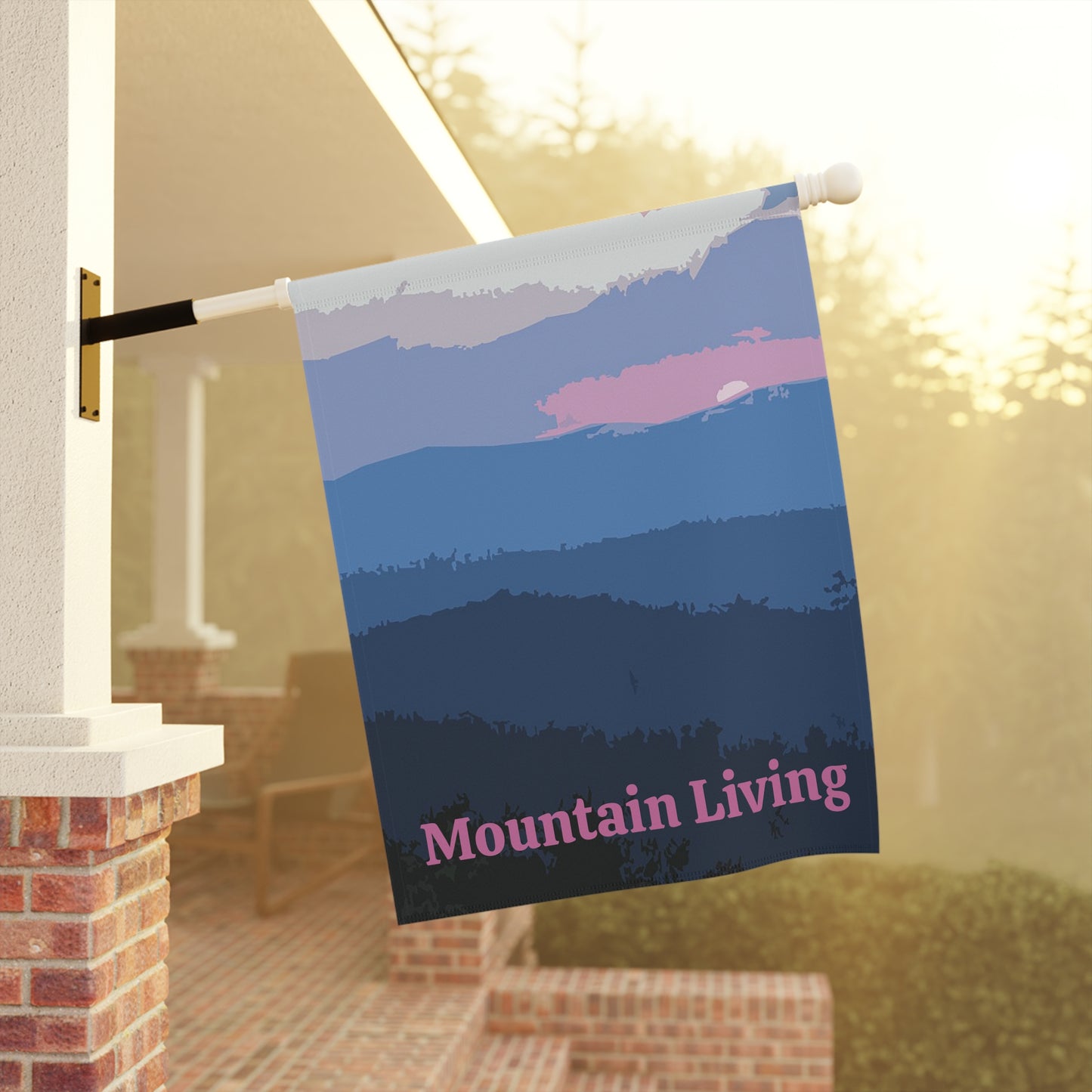 Mountain Living Garden & House Banner