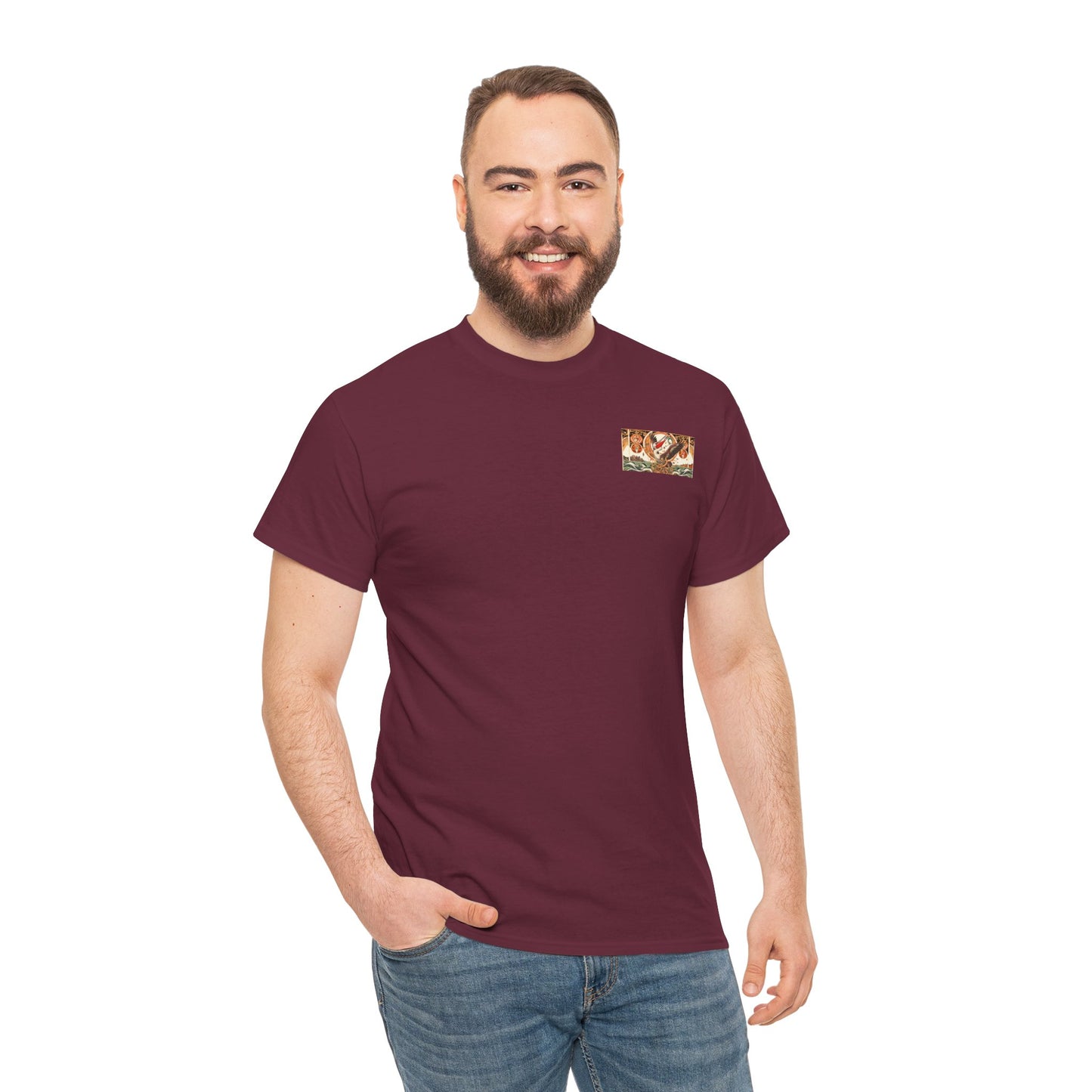 Magnificent Bird - Amazing Unisex Heavy Cotton Short Sleeve Tee Shirts!