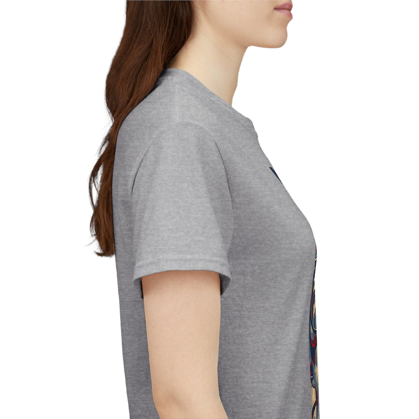 "USA Girl" - Amazing Unisex Heavy Cotton Short Sleeve Tee Shirts!