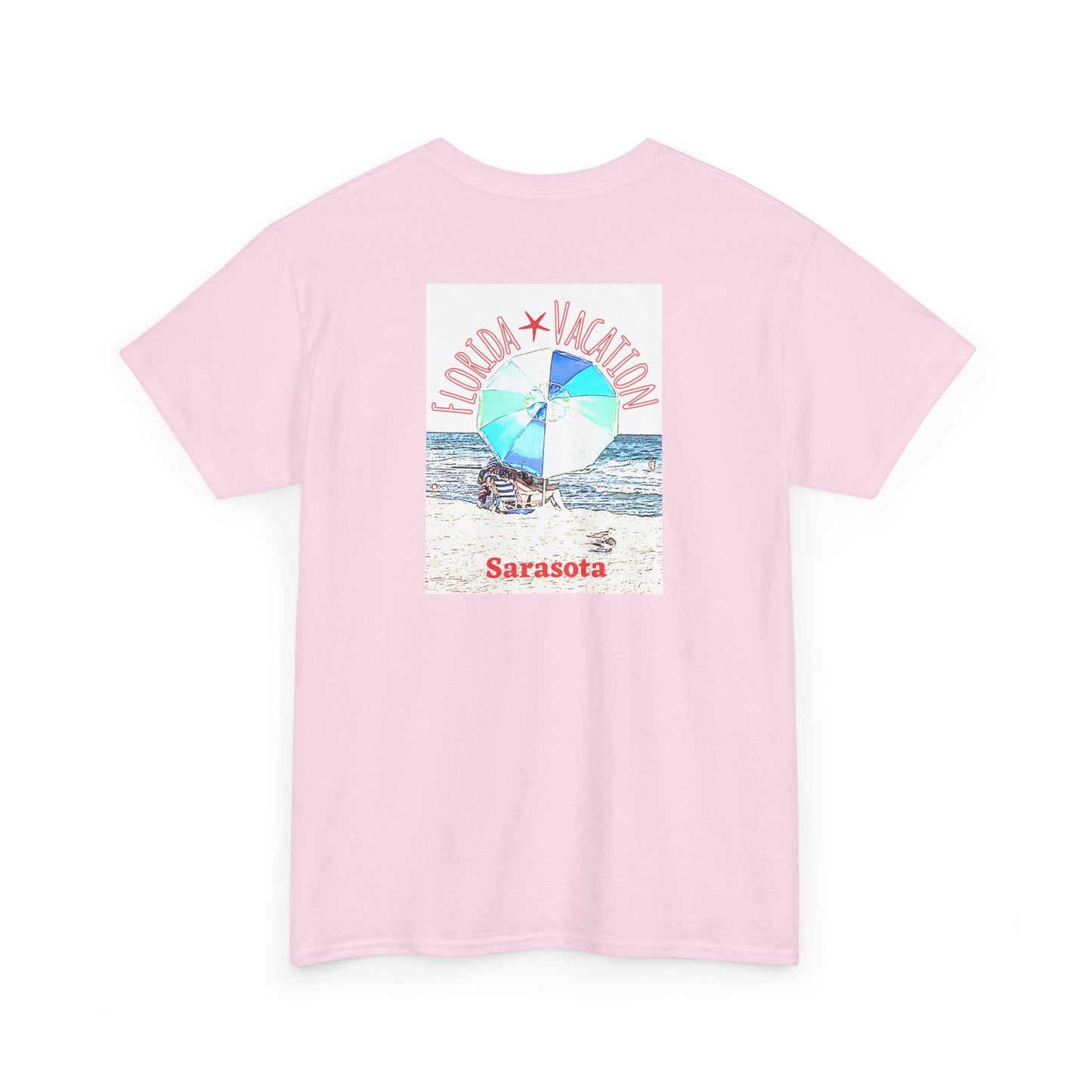 Florida Vacation Sarasota - Amazing Unisex Heavy Cotton Short Sleeve Tee Shirts!