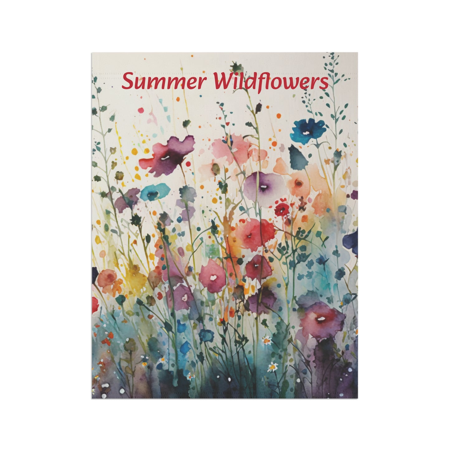Summer Wildflowers Garden & House Banner