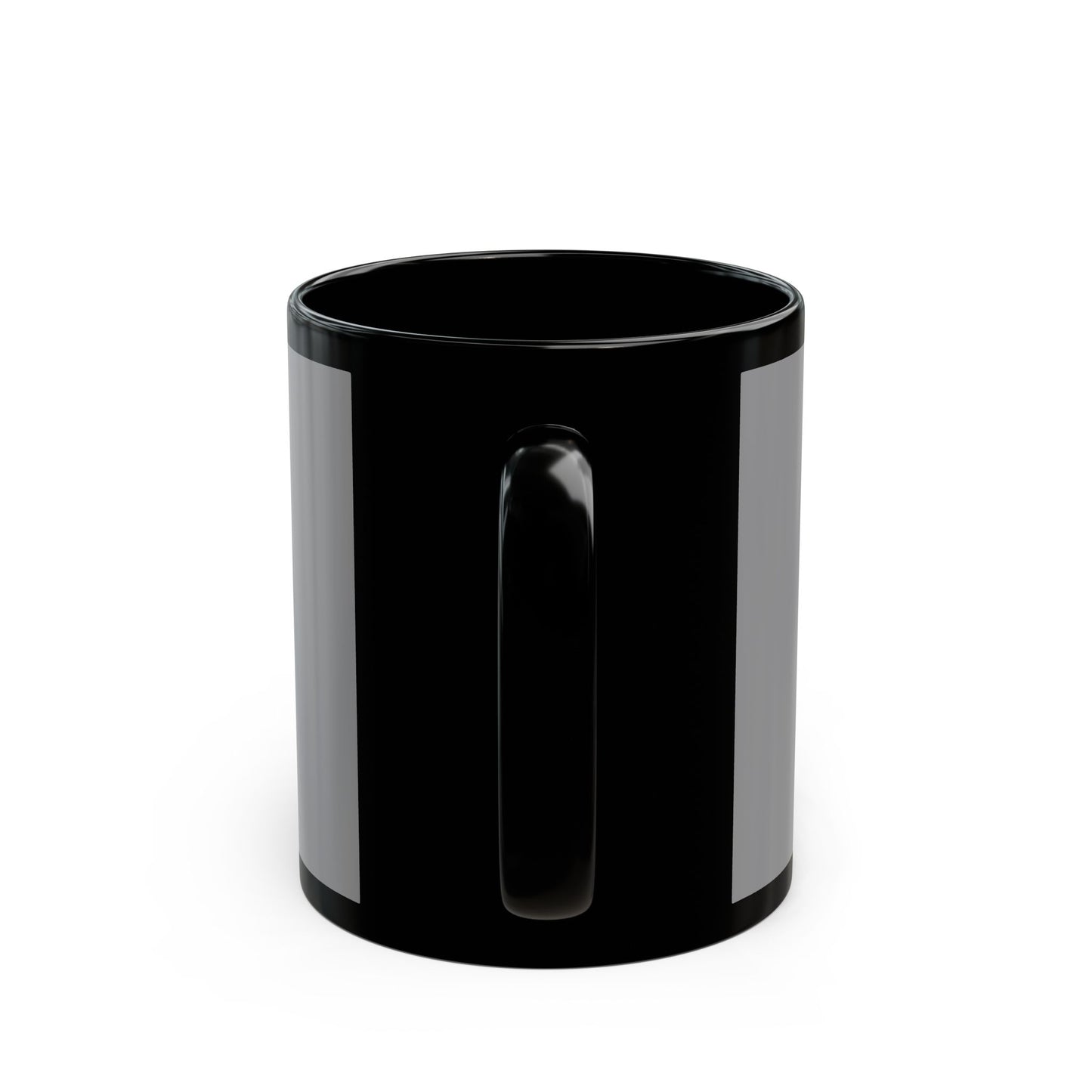 White Egret - 11 oz or 15 oz Ceramic Black Mugs