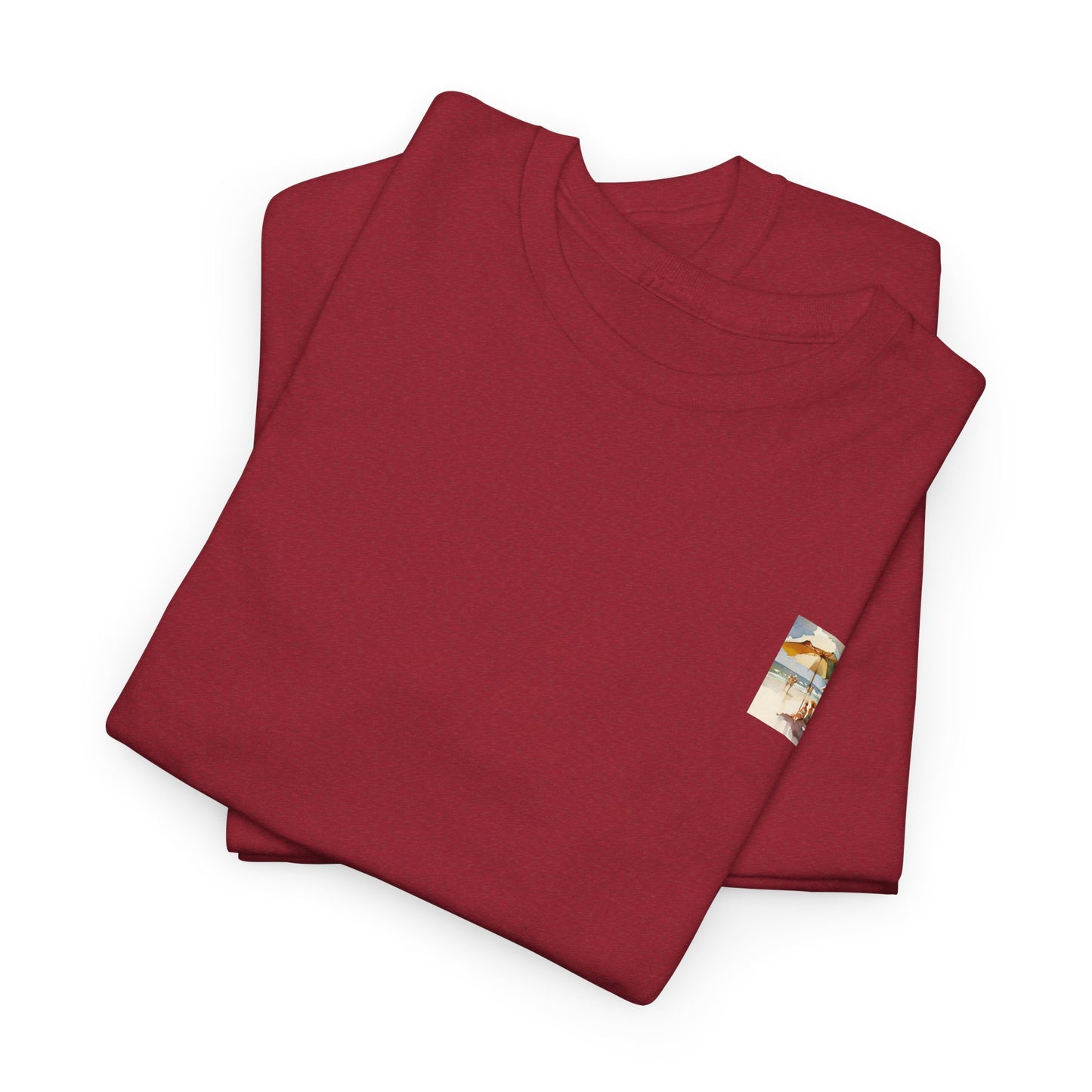 At the Beach Amazing Unisex Heavy Cotton Short Sleeve Tee Shirts!