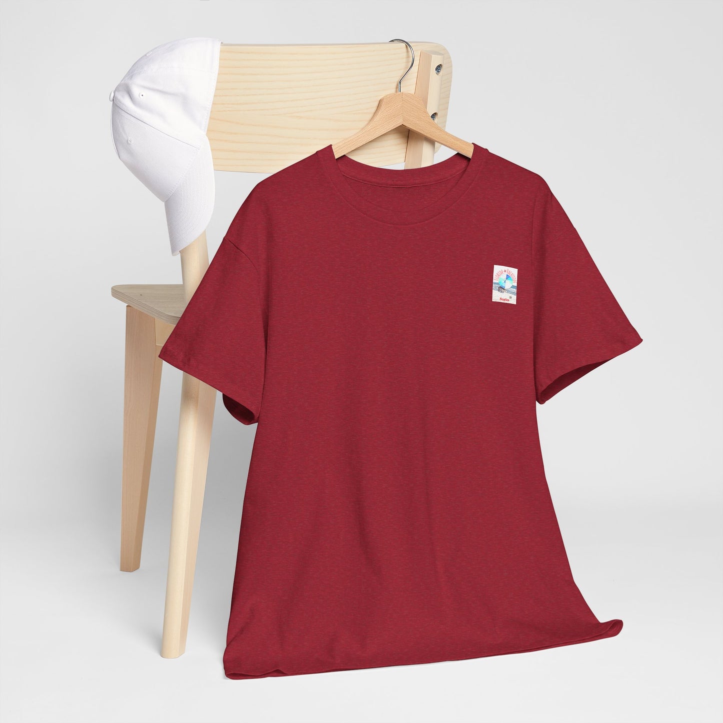 Florida Vacation Naples -Amazing Unisex Heavy Cotton Short Sleeve Tee Shirts!
