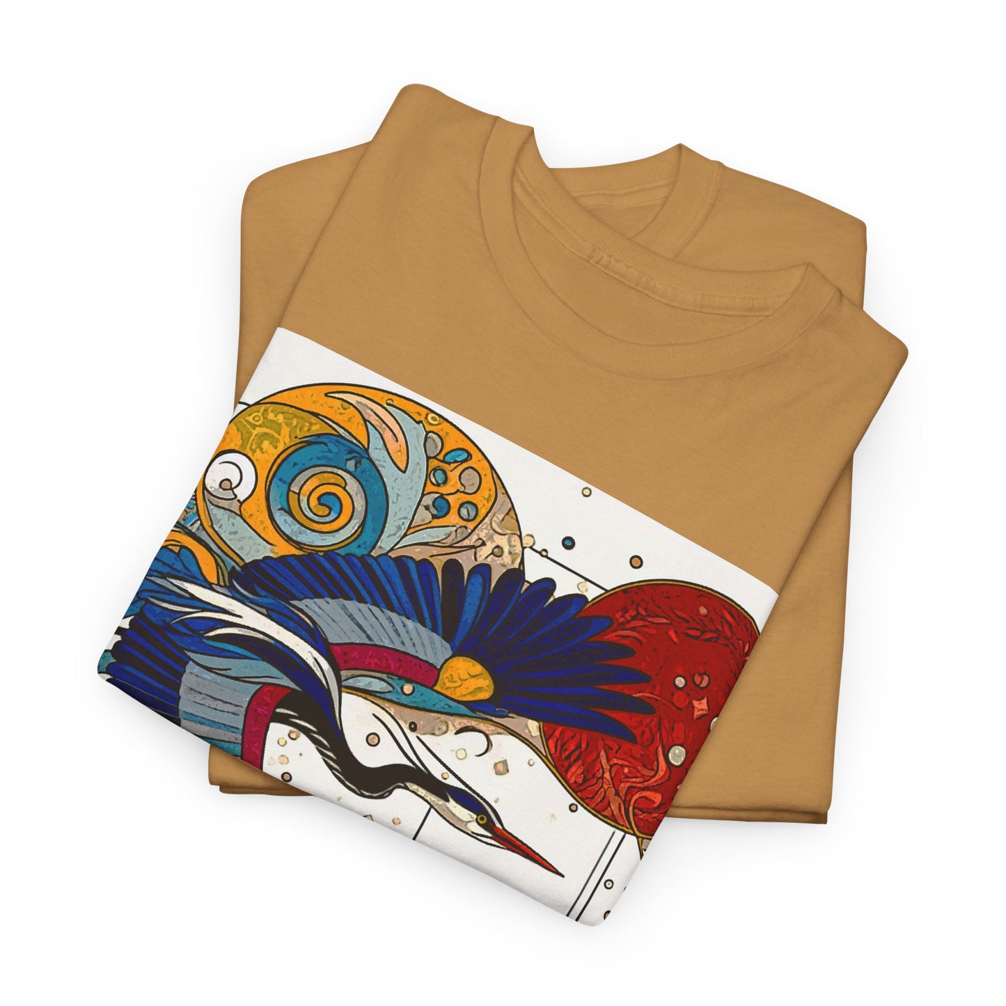 Blue Heron - Amazing Unisex Heavy Cotton Short Sleeve Tee Shirts!