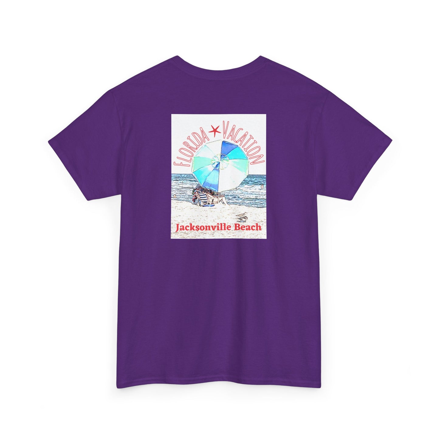 Florida Vacation Jacksonville - Amazing Unisex Heavy Cotton Short Sleeve Tee Shirts!
