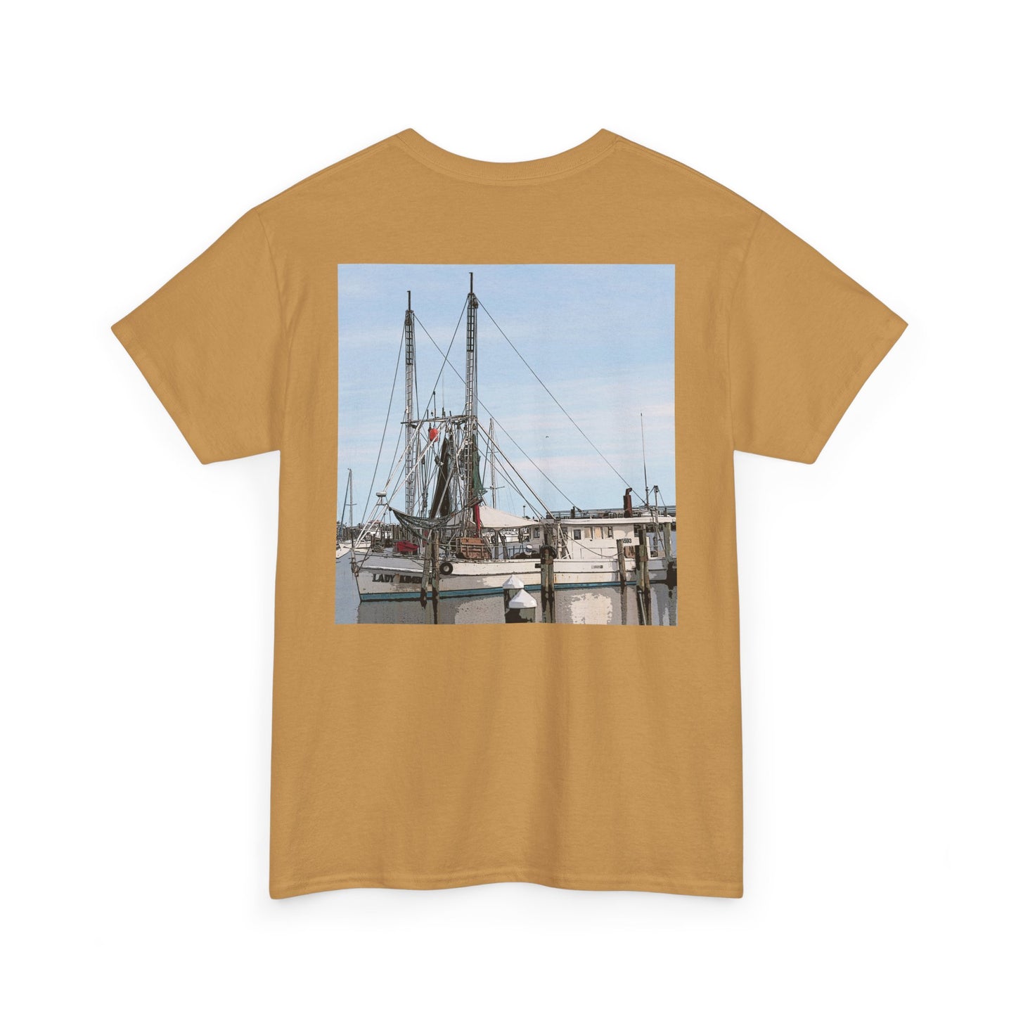 Shrimp Boat- Amazing Unisex Heavy Cotton Short Sleeve Tee Shirts!