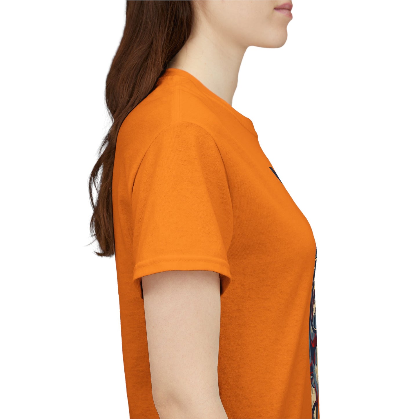 "USA Girl" - Amazing Unisex Heavy Cotton Short Sleeve Tee Shirts!