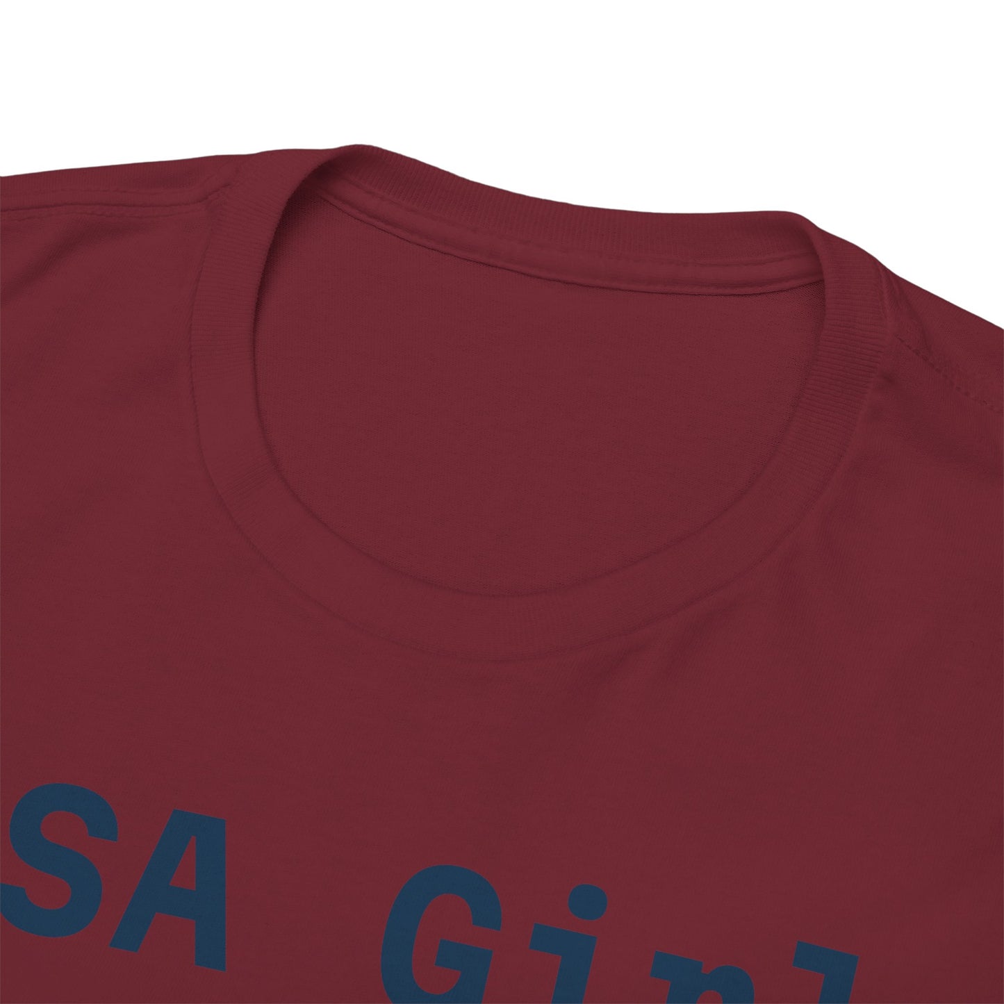 "USA Girl" - Amazing Unisex Heavy Cotton Short Sleeve Tee Shirts!