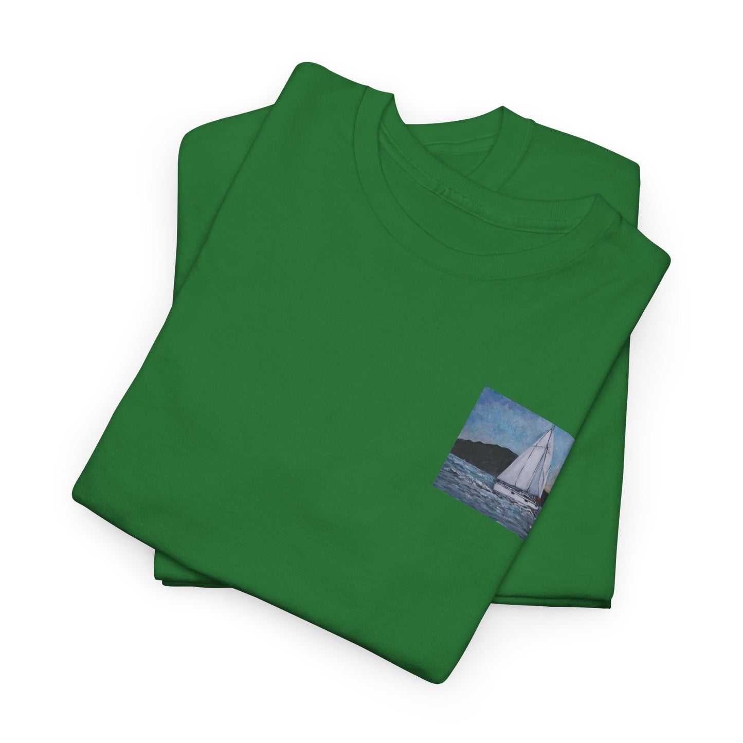 Smoothly Sailing - Amazing Unisex Heavy Cotton Short Sleeve Tee Shirts!