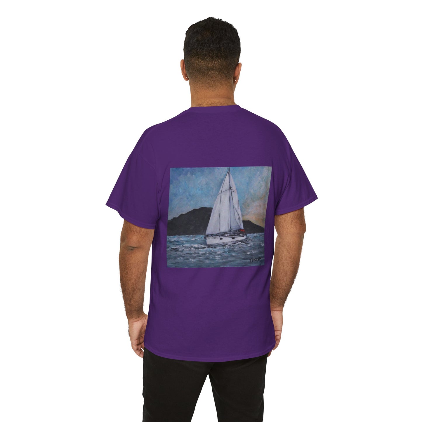 Smoothly Sailing - Amazing Unisex Heavy Cotton Short Sleeve Tee Shirts!