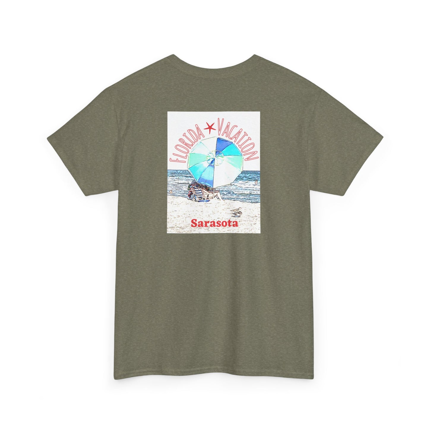 Florida Vacation Sarasota - Amazing Unisex Heavy Cotton Short Sleeve Tee Shirts!
