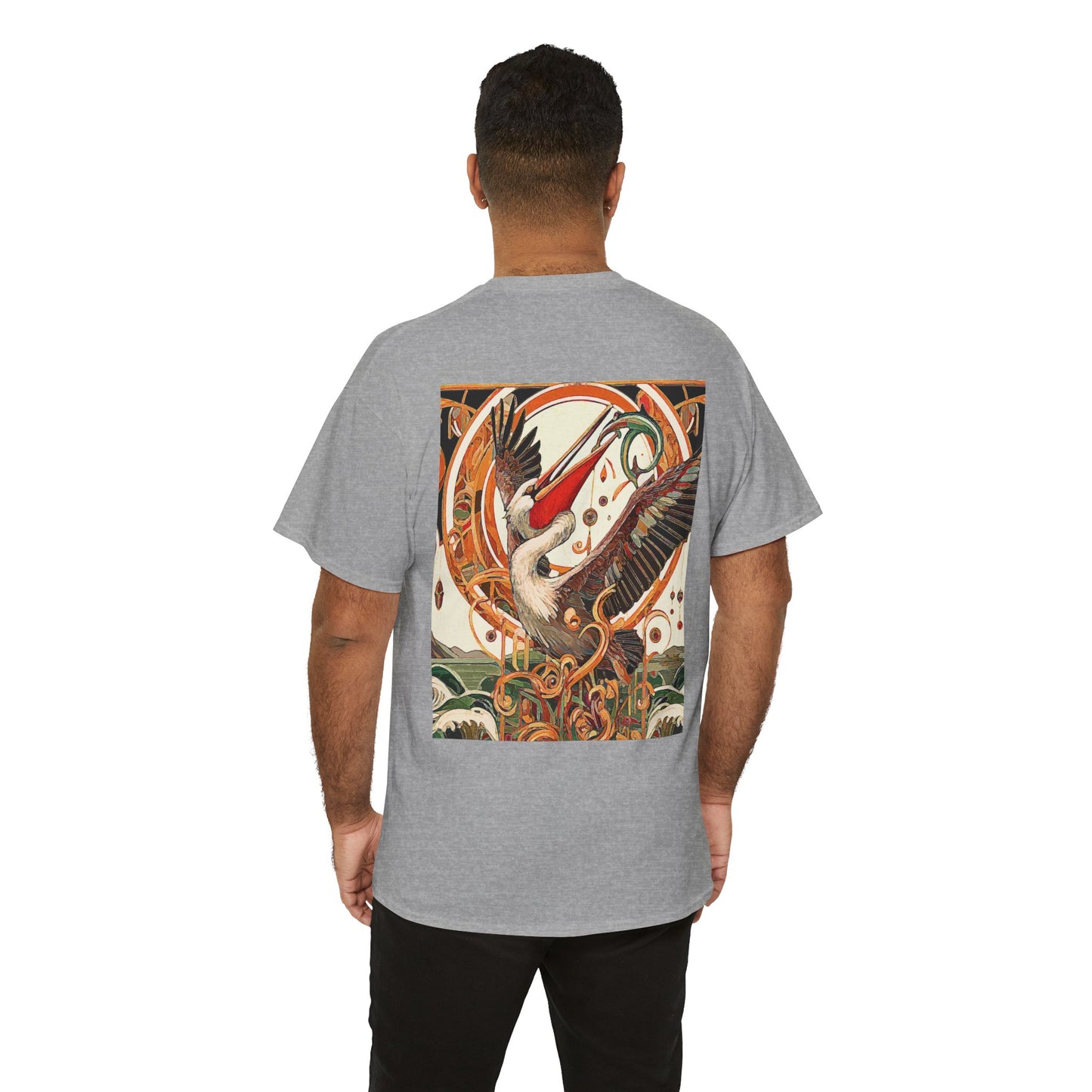 Magnificent Bird - Amazing Unisex Heavy Cotton Short Sleeve Tee Shirts!