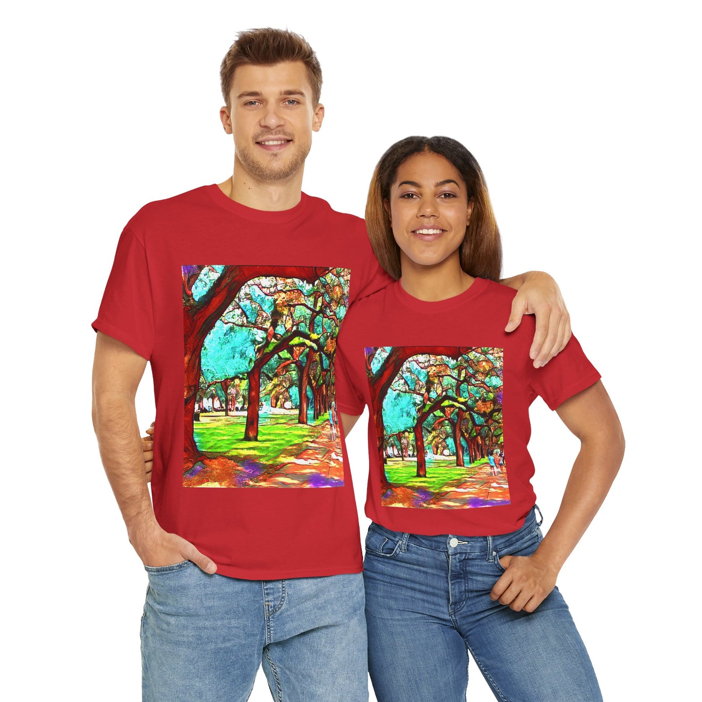 Savannah Walk -Amazing Unisex Heavy Cotton Short Sleeve Tee Shirts!