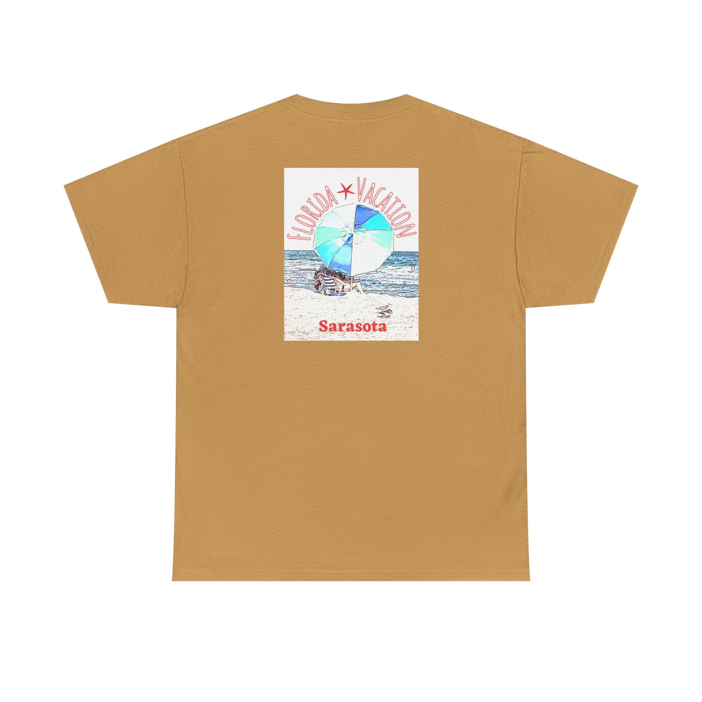 Florida Vacation Sarasota - Amazing Unisex Heavy Cotton Short Sleeve Tee Shirts!
