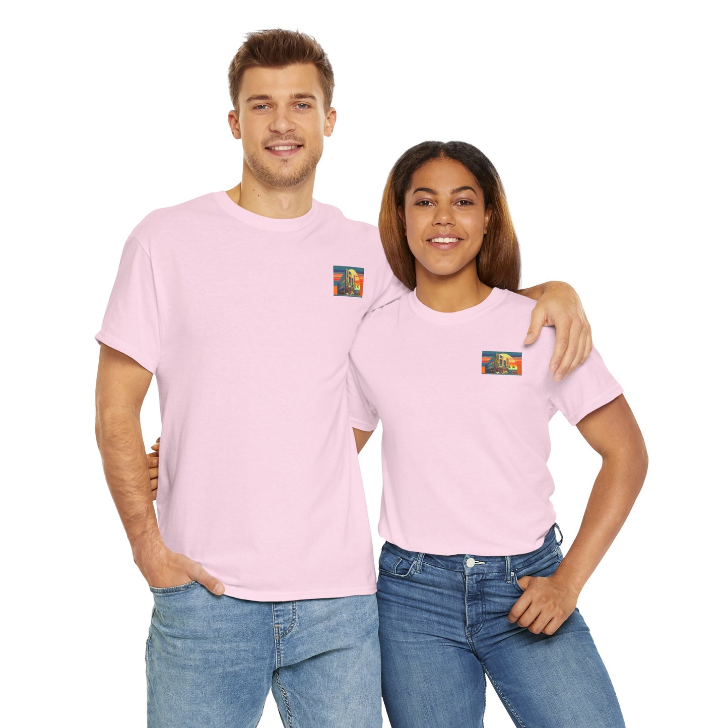 Art Deco Theatre - Amazing Unisex Heavy Cotton Short Sleeve Tee Shirts!