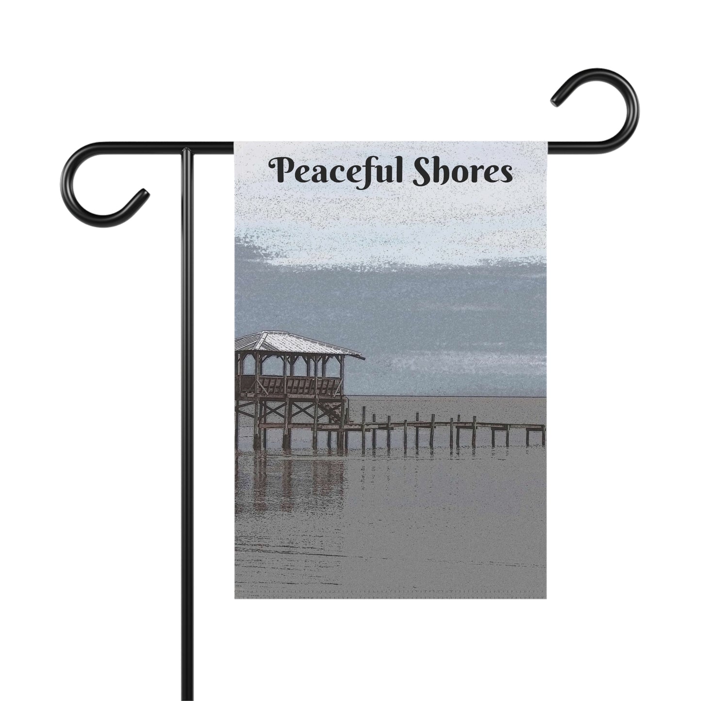 Peaceful Shores. Garden & House Banner