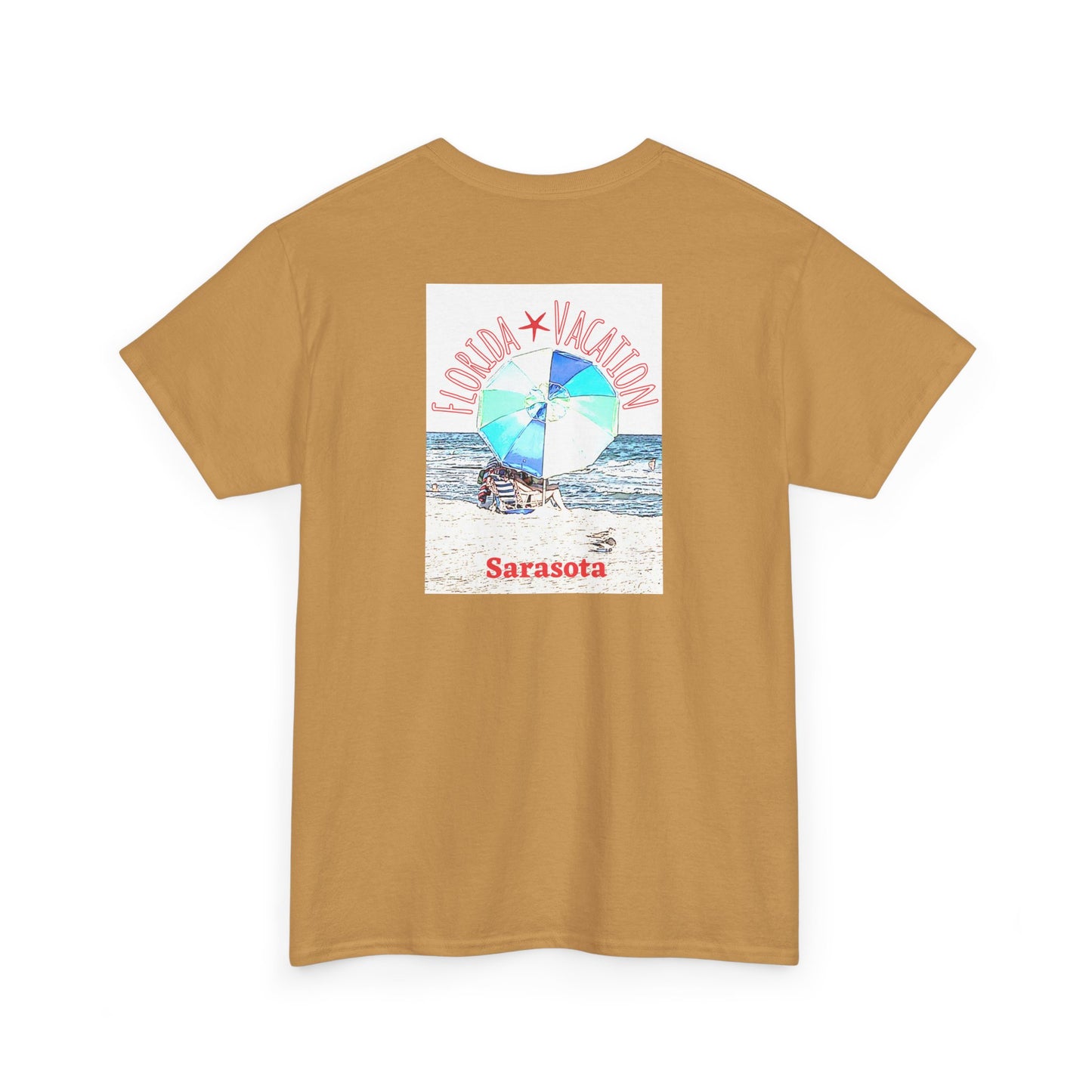 Florida Vacation Sarasota - Amazing Unisex Heavy Cotton Short Sleeve Tee Shirts!