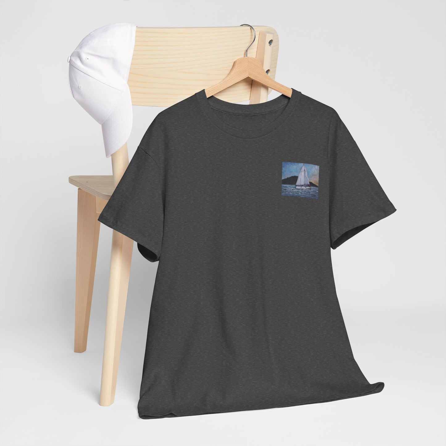Smoothly Sailing - Amazing Unisex Heavy Cotton Short Sleeve Tee Shirts!