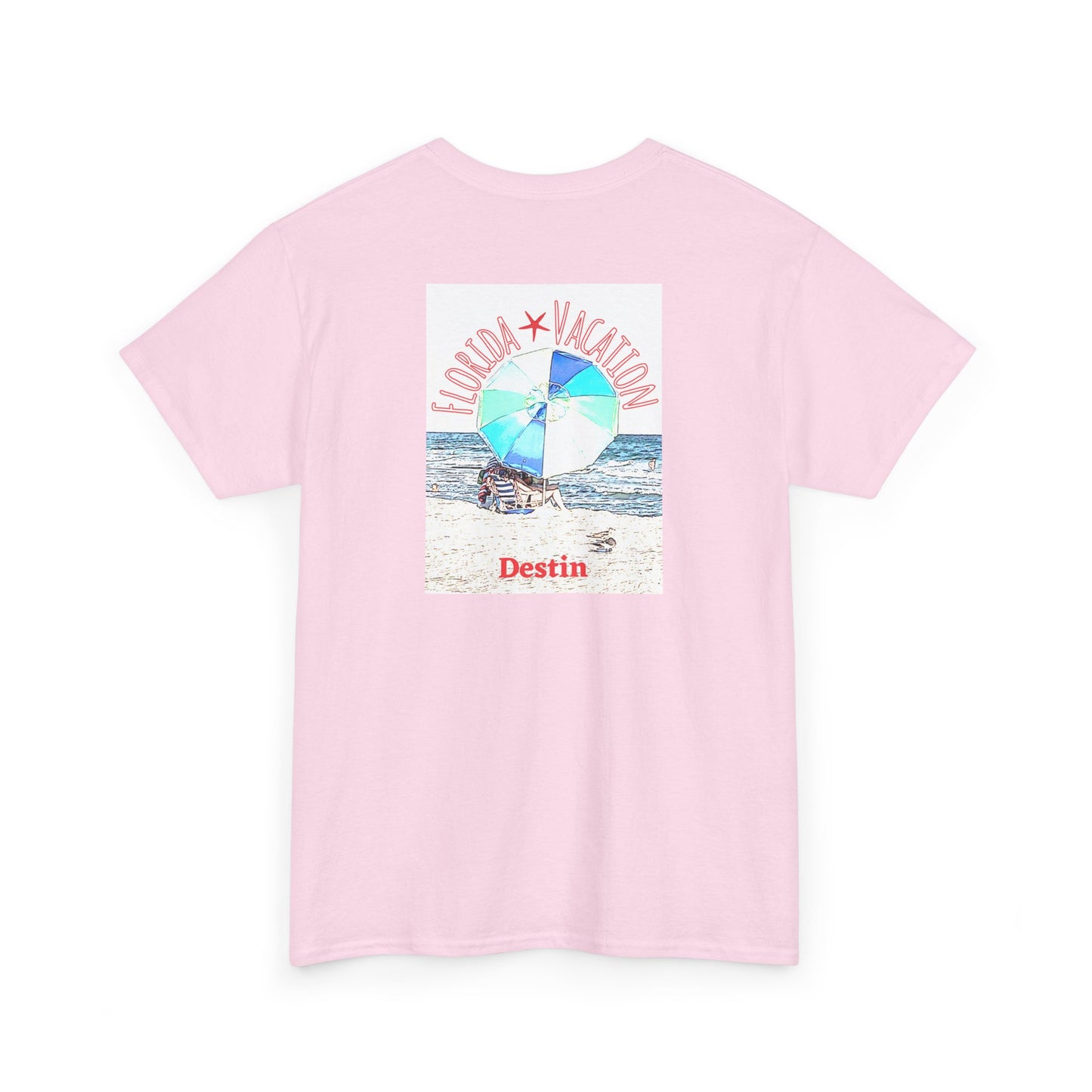 Florida Vacation Destin - Amazing Unisex Heavy Cotton Short Sleeve Tee Shirts!