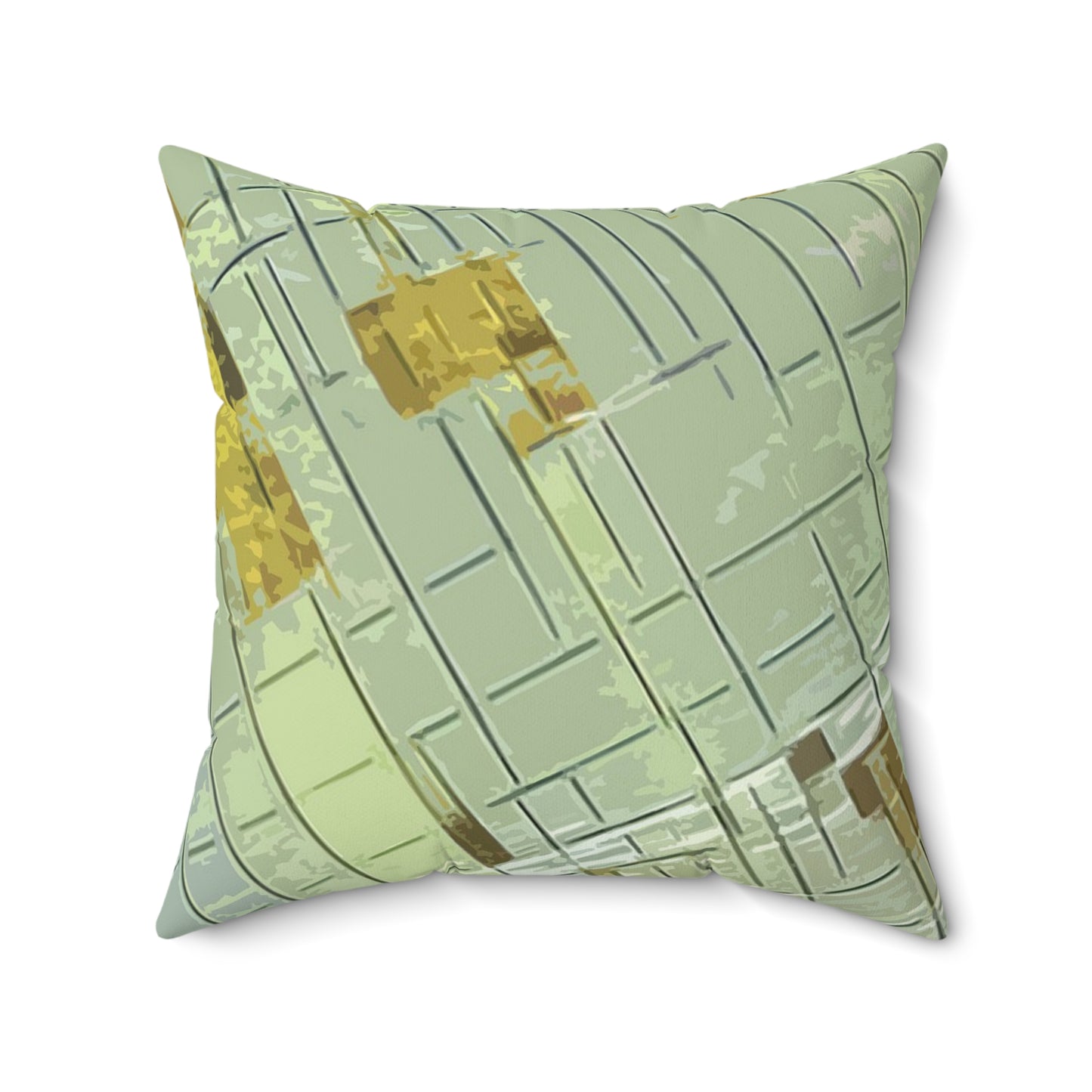 River Kayak Faux Suede Square Pillow