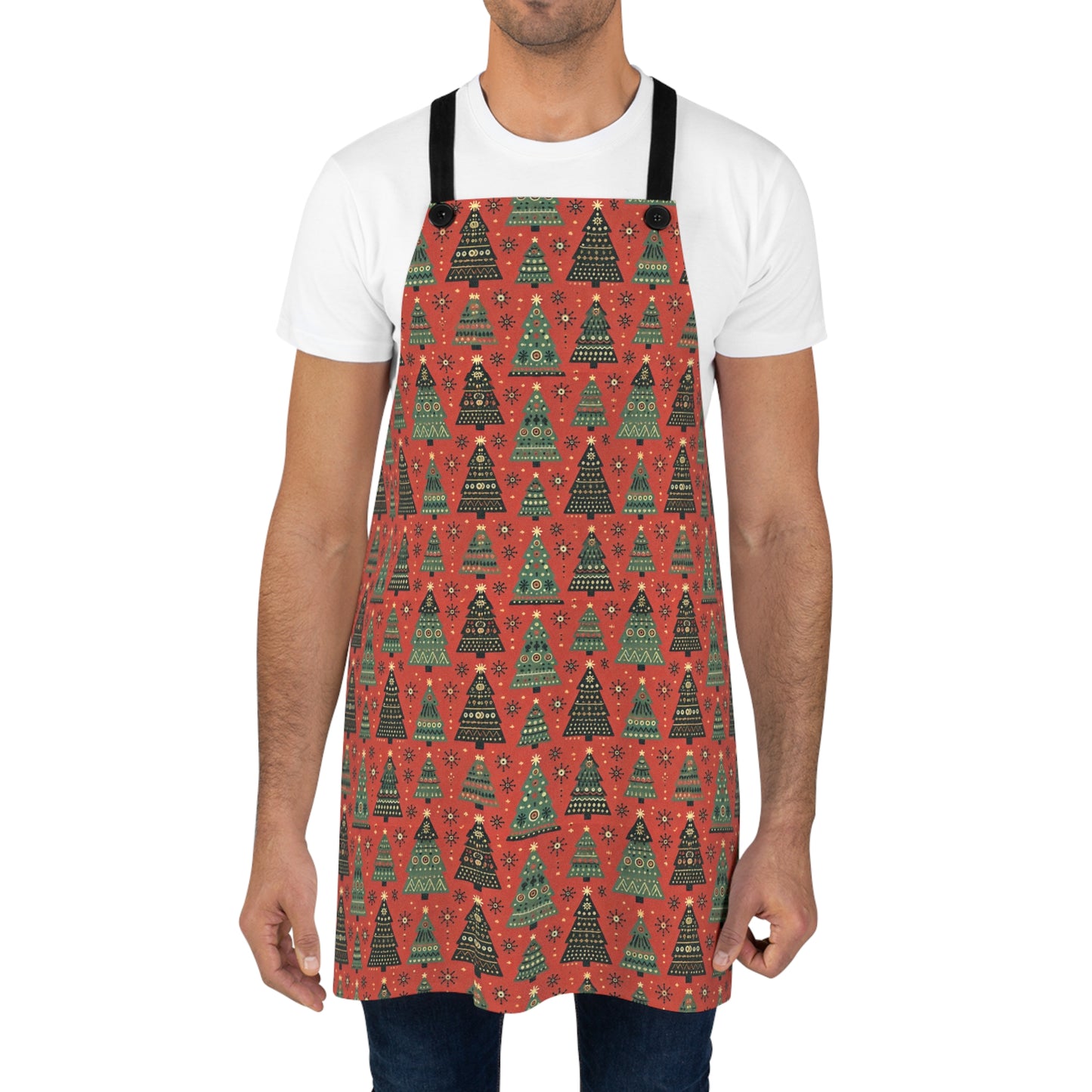 Modern Christmas Tree- Apron