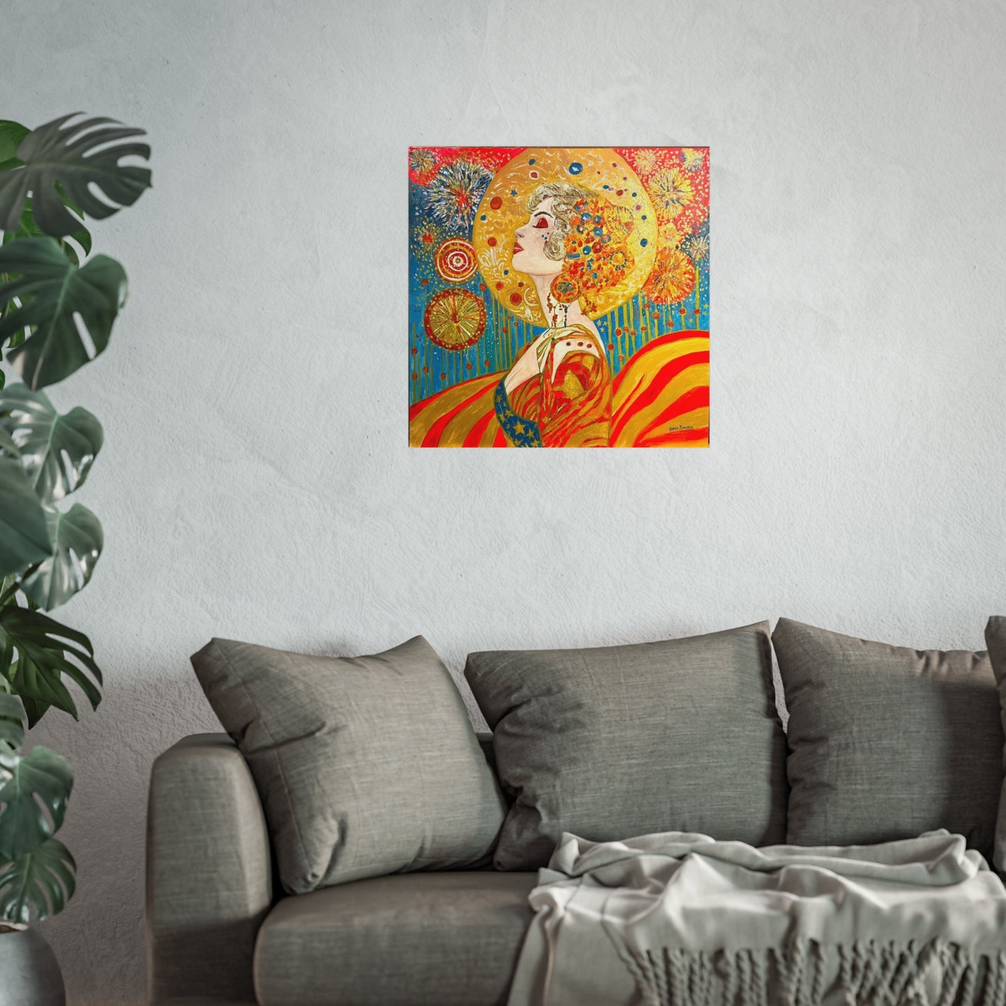 Celebrate American- Art- GicléeTechnique Fine Art Posters- No Frame