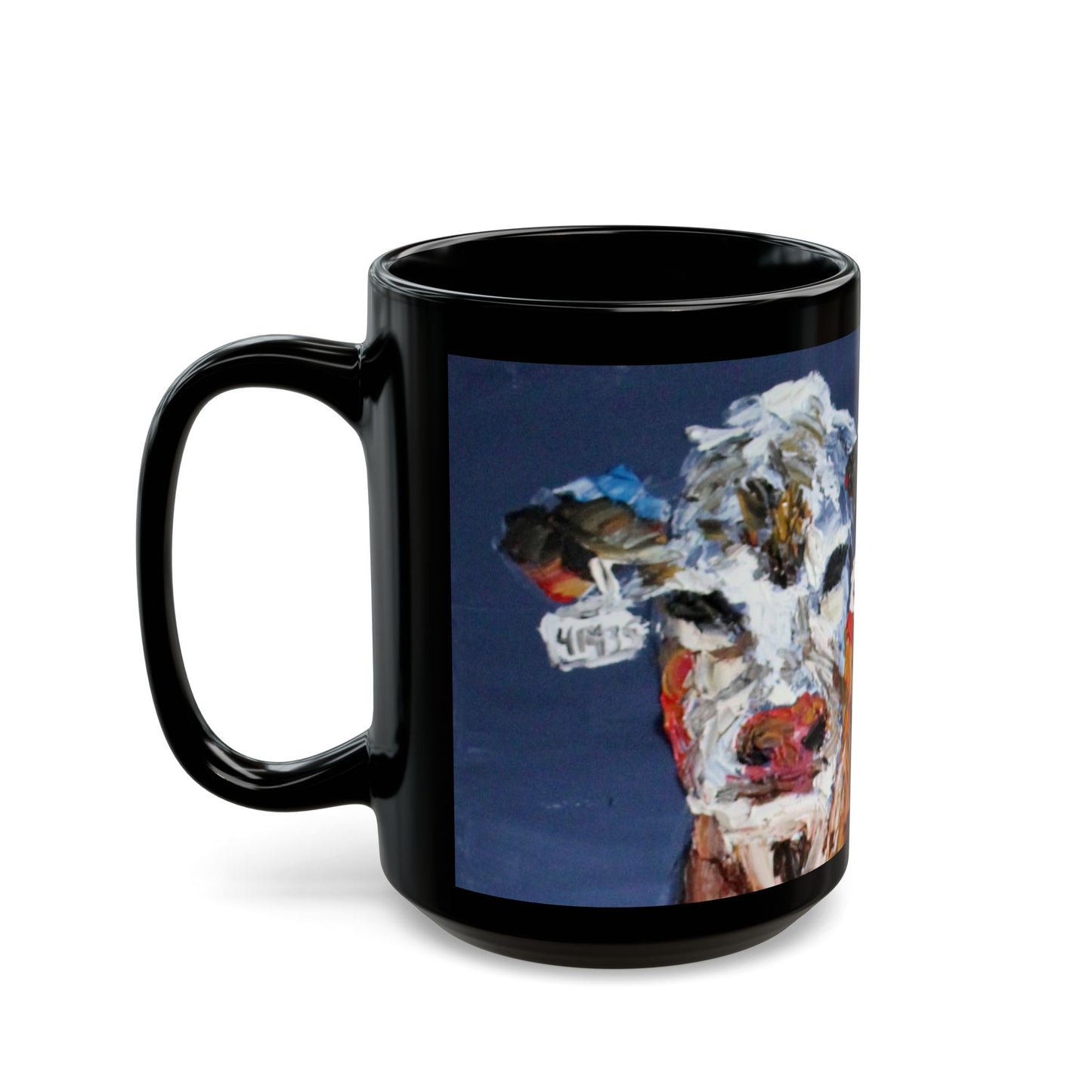 Pose for Me! - 11 oz or 15 oz Ceramic Black Mugs