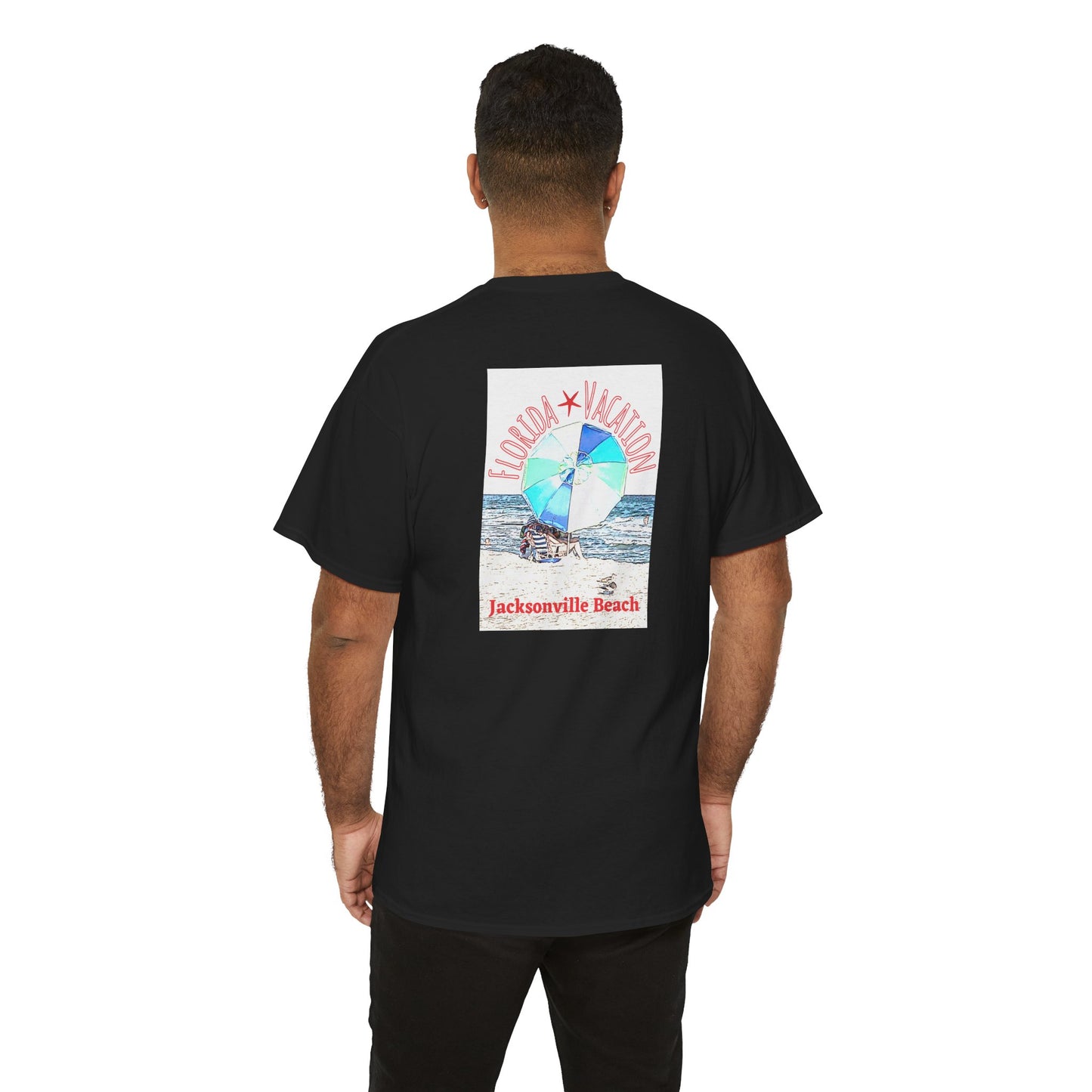 Florida Vacation Jacksonville - Amazing Unisex Heavy Cotton Short Sleeve Tee Shirts!