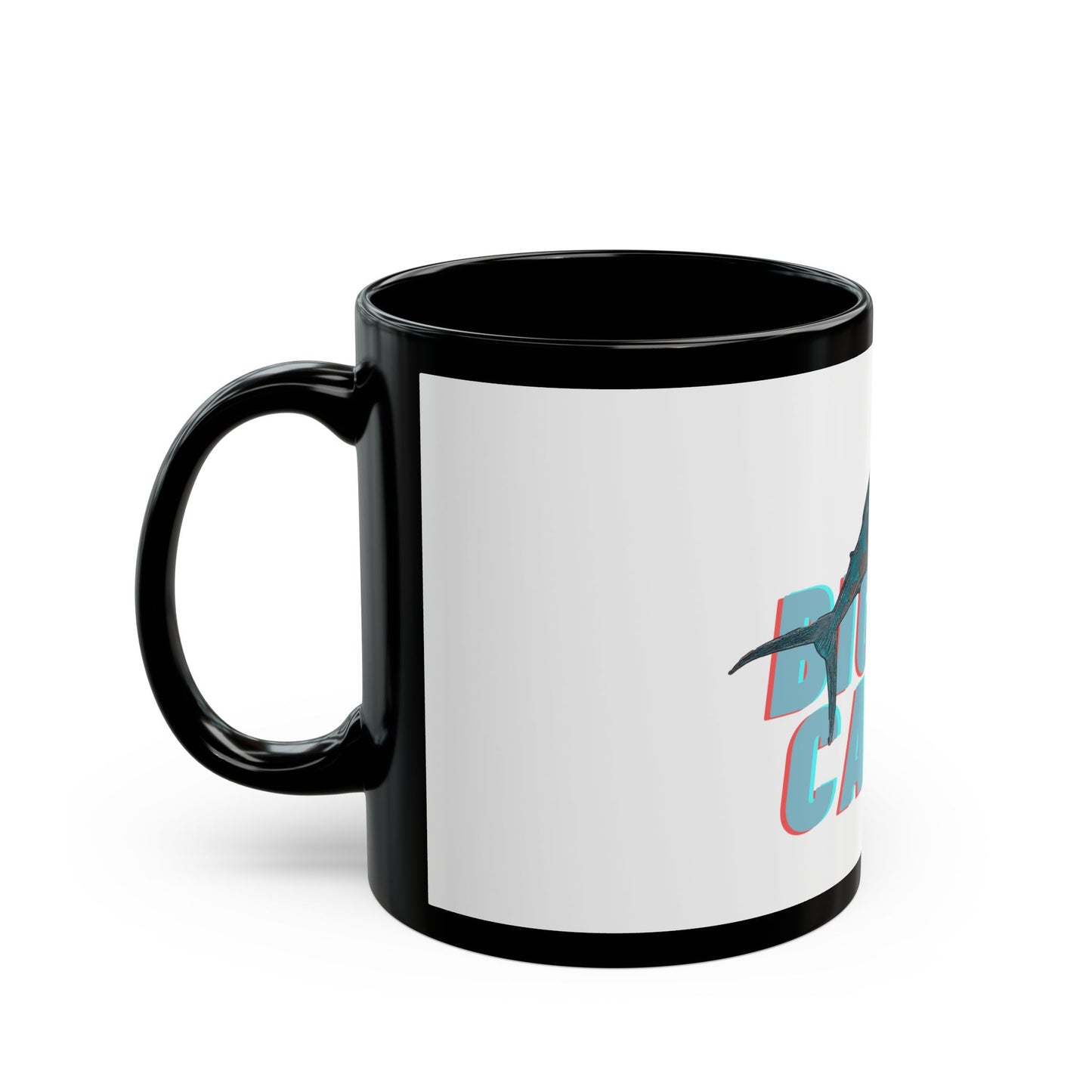 Big Catch - 11 oz or 15 oz Ceramic Black Mugs