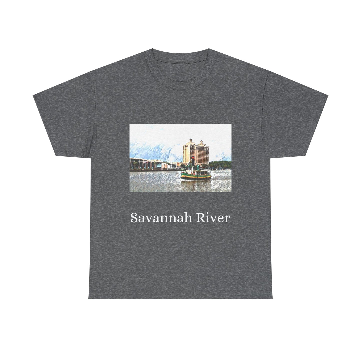 Savannah River- Amazing Unisex Heavy Cotton Short Sleeve Tee Shirts!