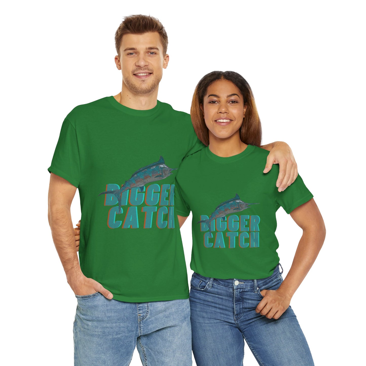 Big Catch - Amazing Unisex Heavy Cotton Short Sleeve Tee Shirts!