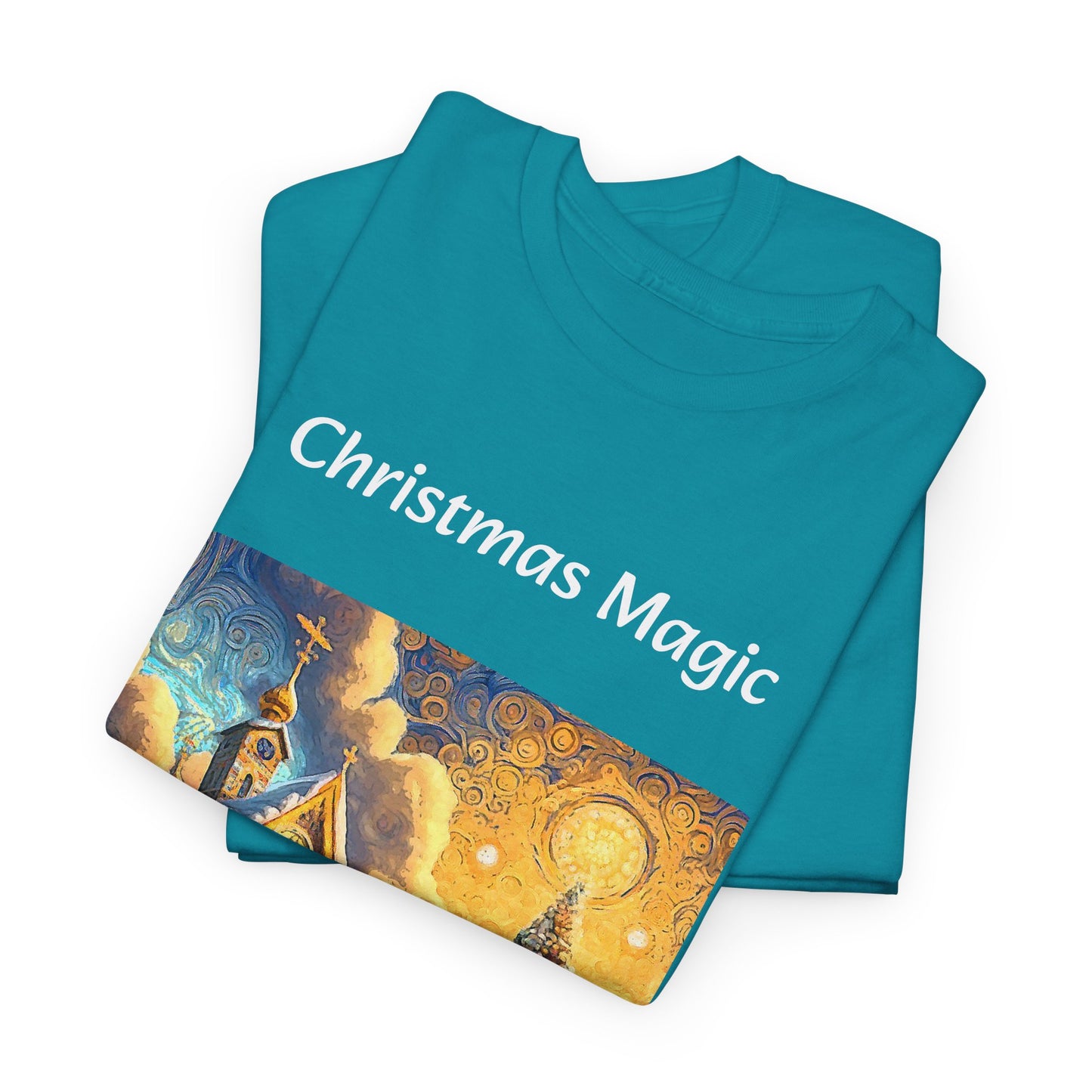 Magic Christmas Amazing Unisex Heavy Cotton Short Sleeve Tee Shirts!