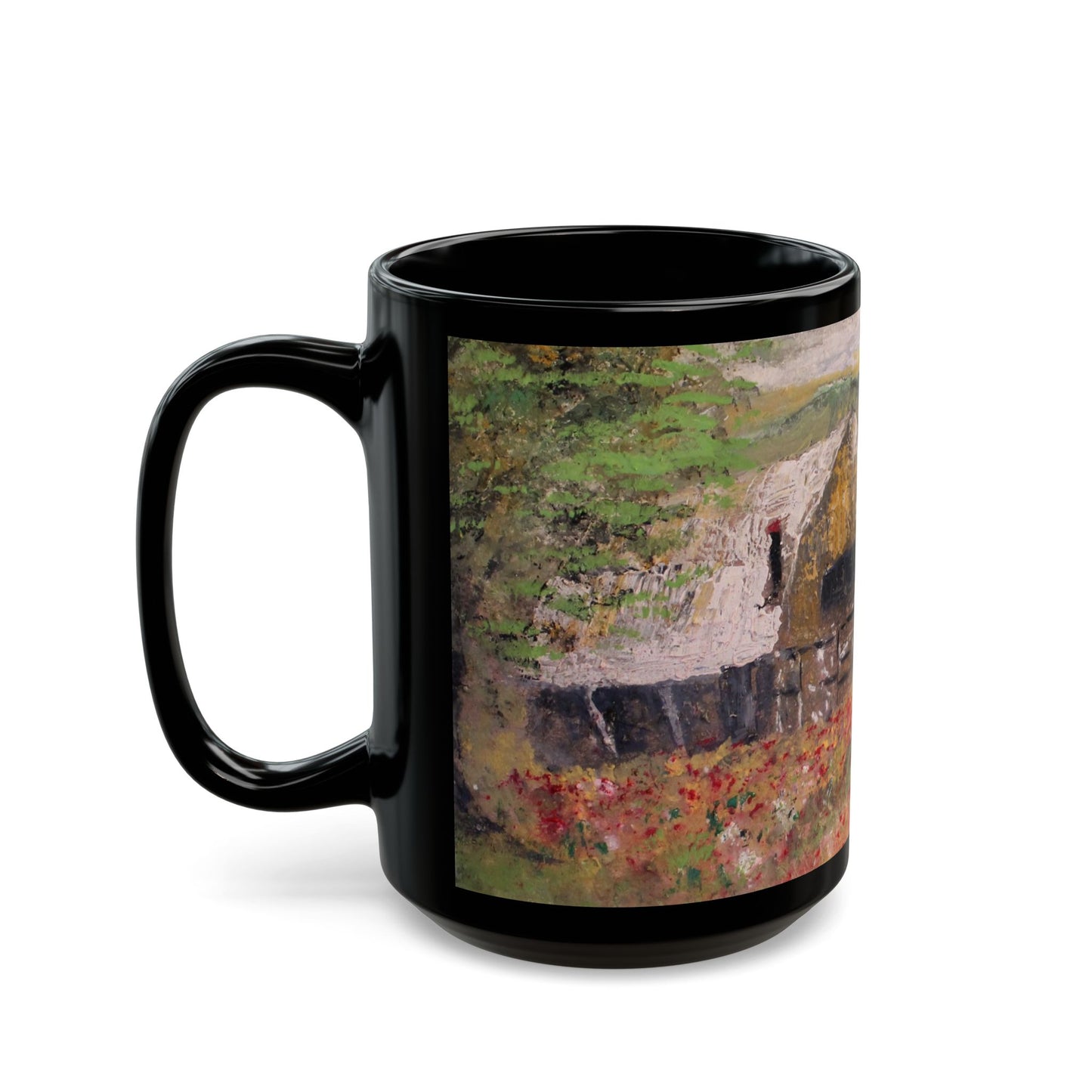 Working Farm - 11 oz or 15 oz Ceramic Black Mugs