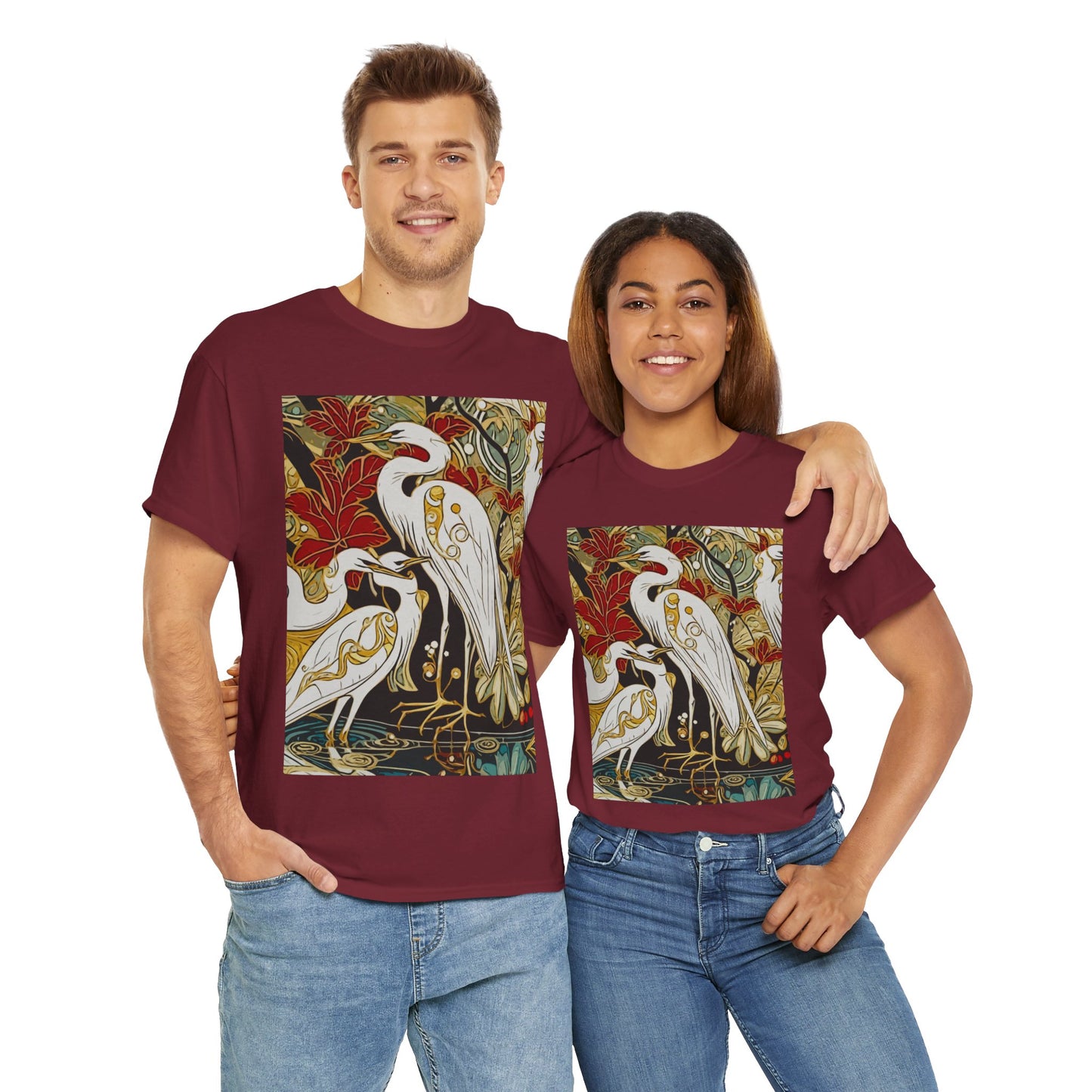 Gorgeous Birds Amazing Unisex Heavy Cotton Short Sleeve Tee Shirts!