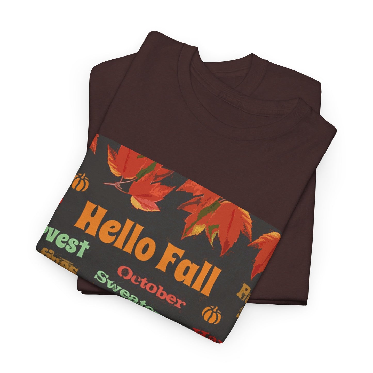 Hello Fall - Amazing Unisex Heavy Cotton Short Sleeve Tee Shirts!