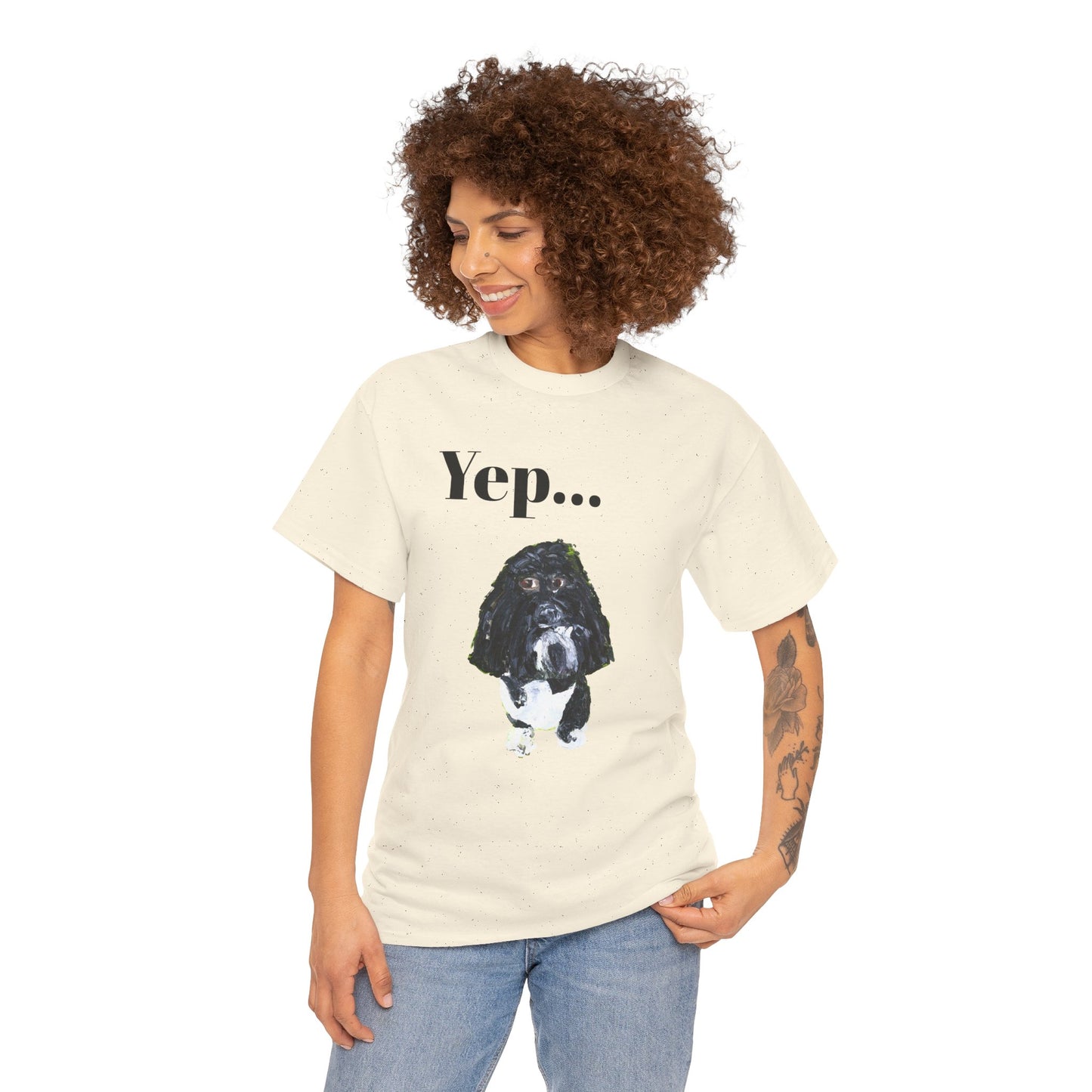 "Yep Dog" - Amazing Unisex Heavy Cotton Short Sleeve Tee Shirts!