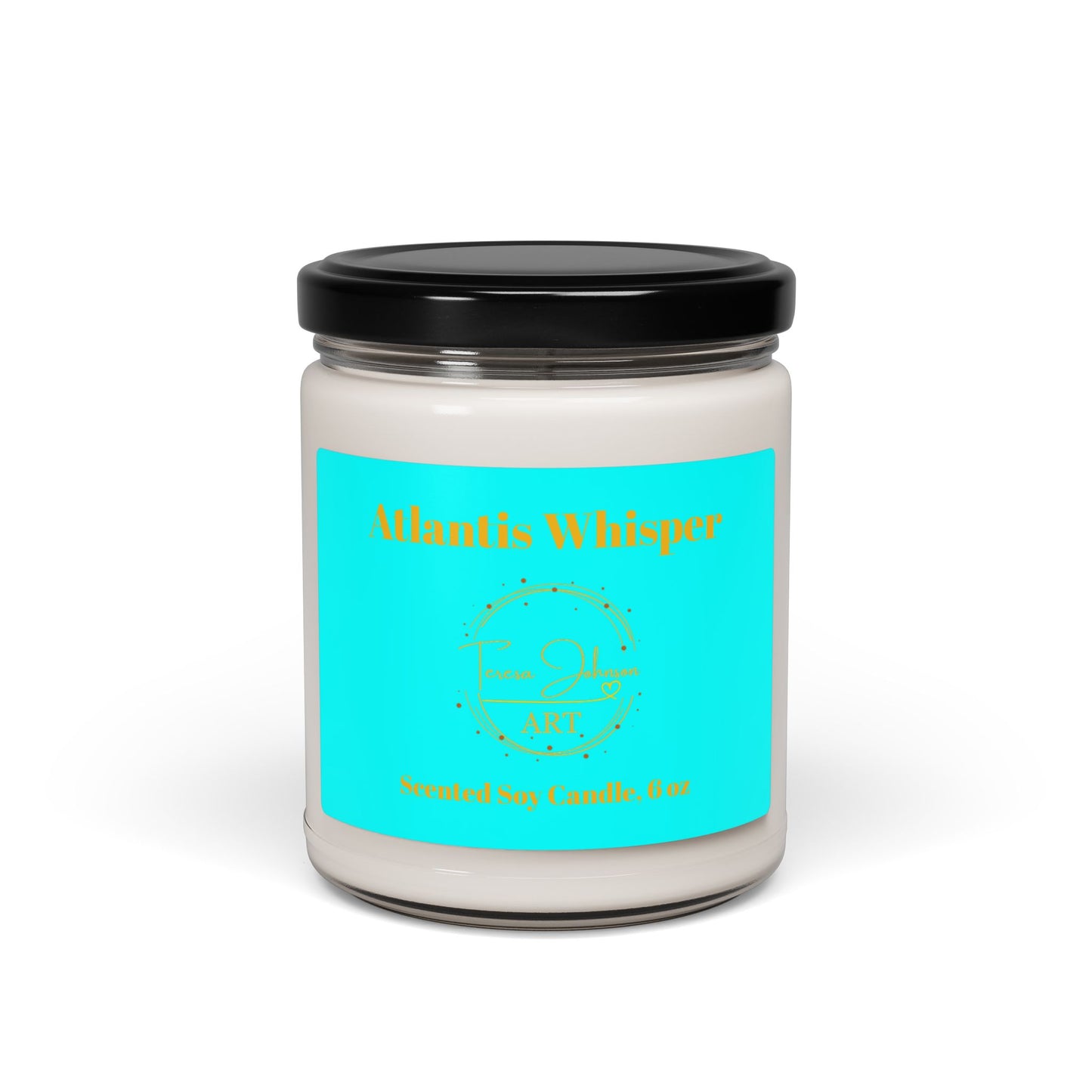 Atlantis Whisper- Scented Soy Candle, 9oz