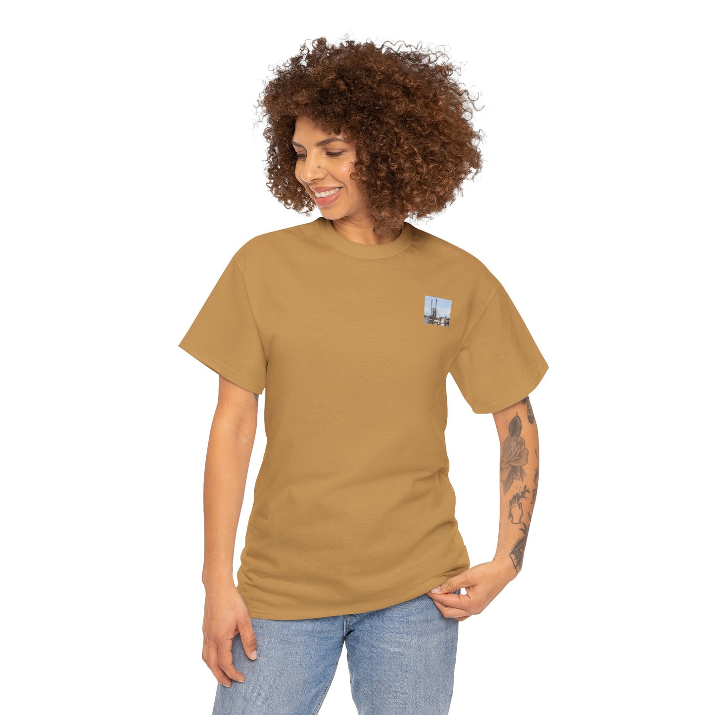 Shrimp Boat- Amazing Unisex Heavy Cotton Short Sleeve Tee Shirts!