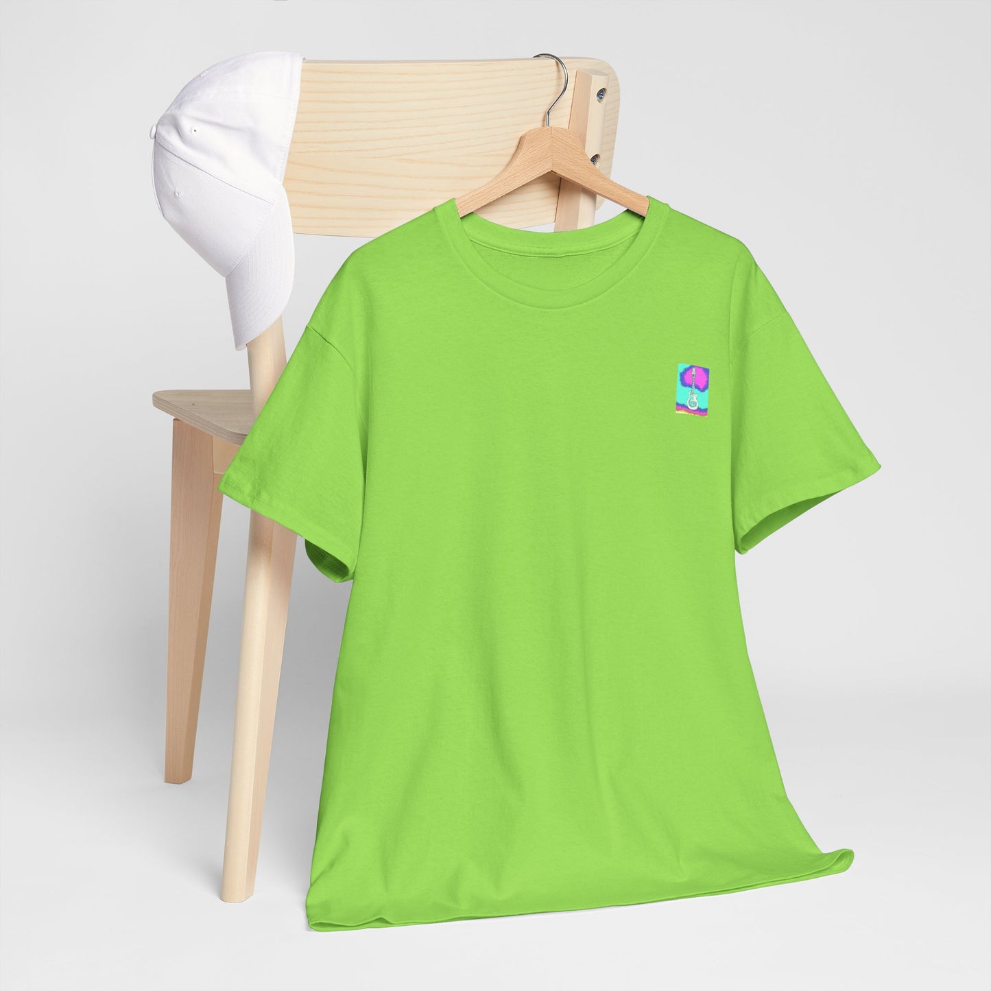Psychedelic Guitar- Amazing Unisex Heavy Cotton Short Sleeve Tee Shirts!