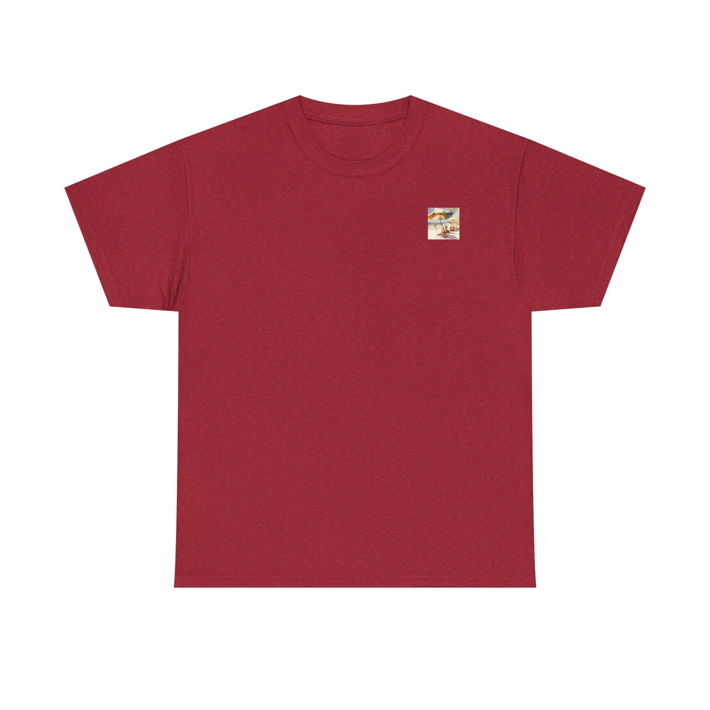 At the Beach Amazing Unisex Heavy Cotton Short Sleeve Tee Shirts!