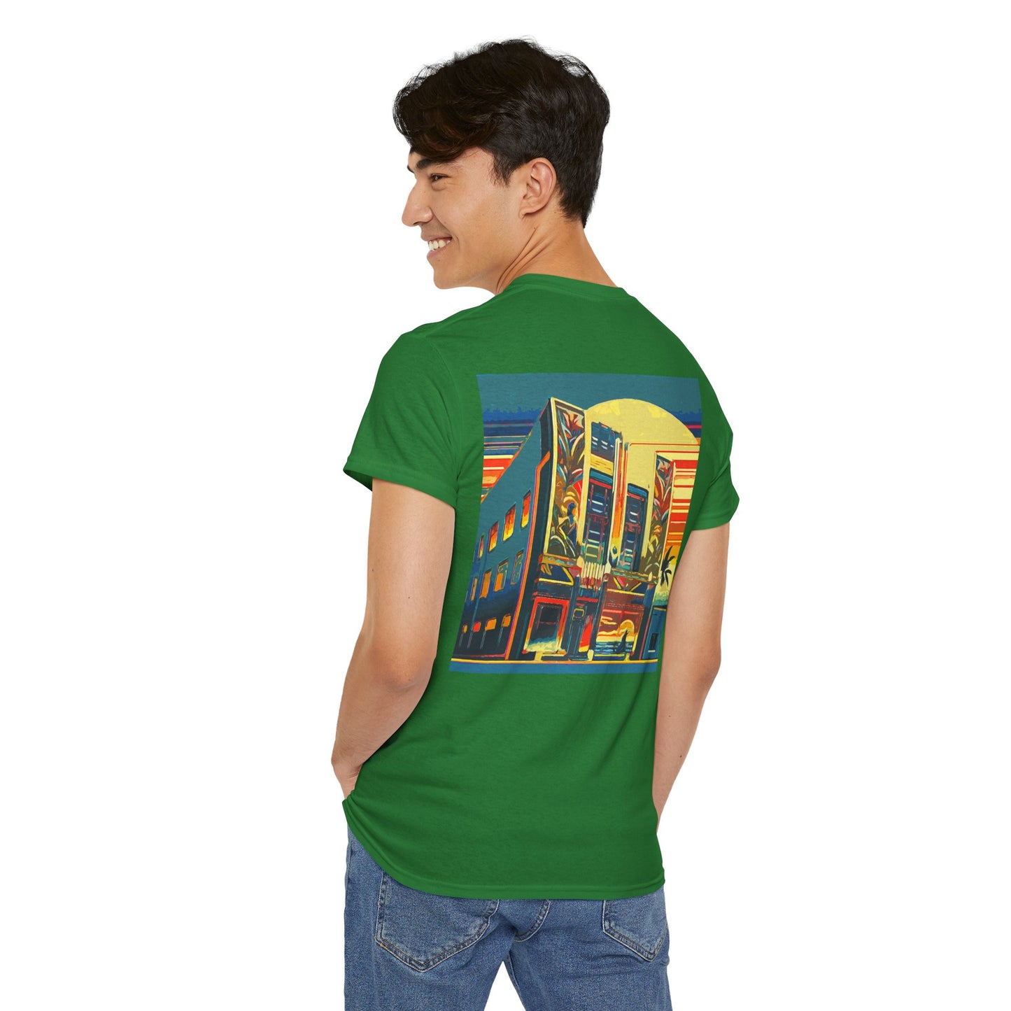 Art Deco Theatre - Amazing Unisex Heavy Cotton Short Sleeve Tee Shirts!