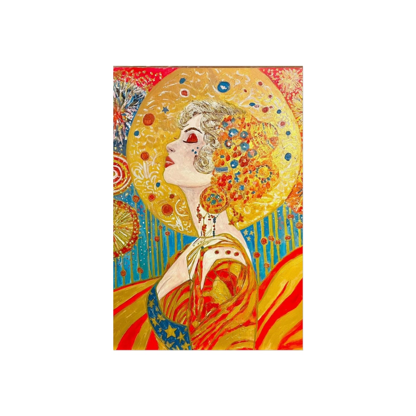 Celebrate American- Art- GicléeTechnique Fine Art Posters- No Frame